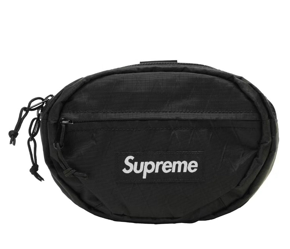 Size OS Supreme Waist Bag (FW18) “Black”
