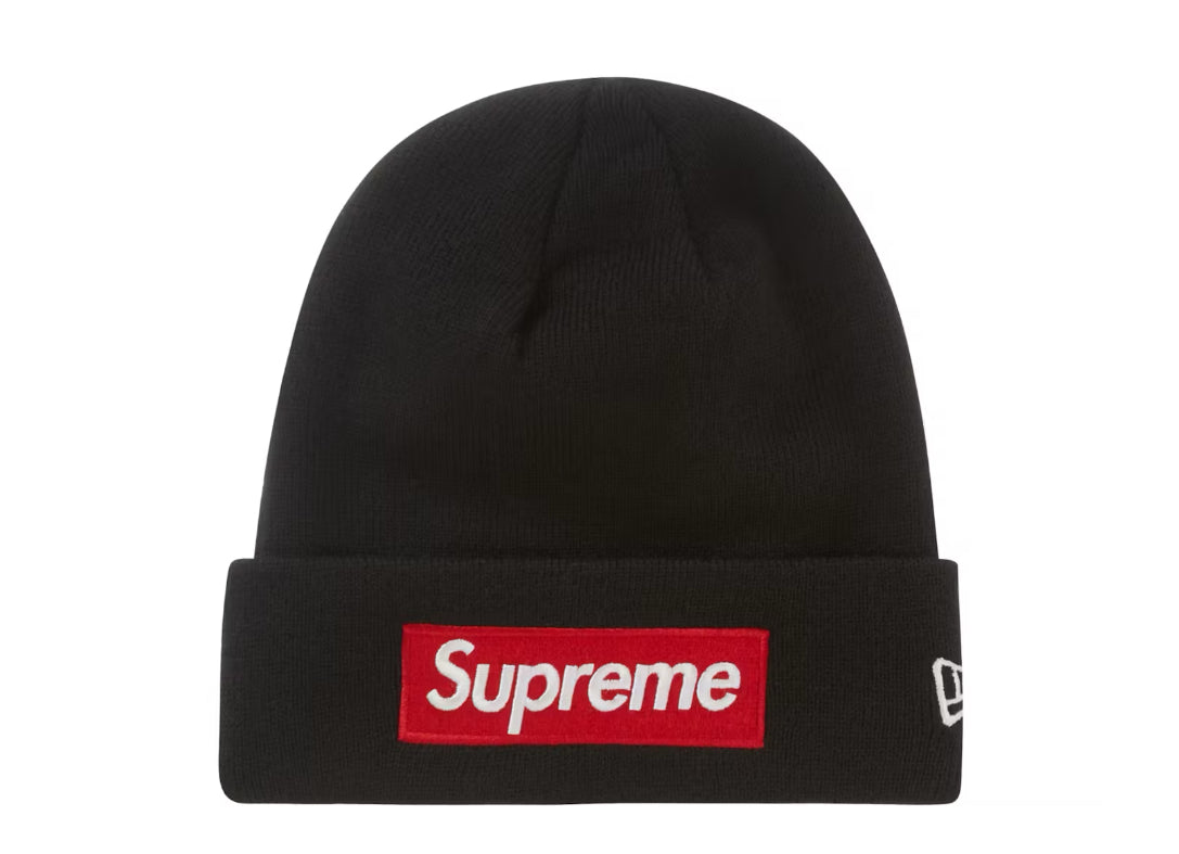 Size OS Supreme New Era Bogo Beanie “Black/Red” Brand New
