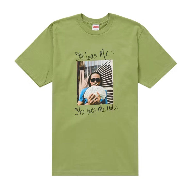 Size M Supreme Max B Tee “Moss” Brand New