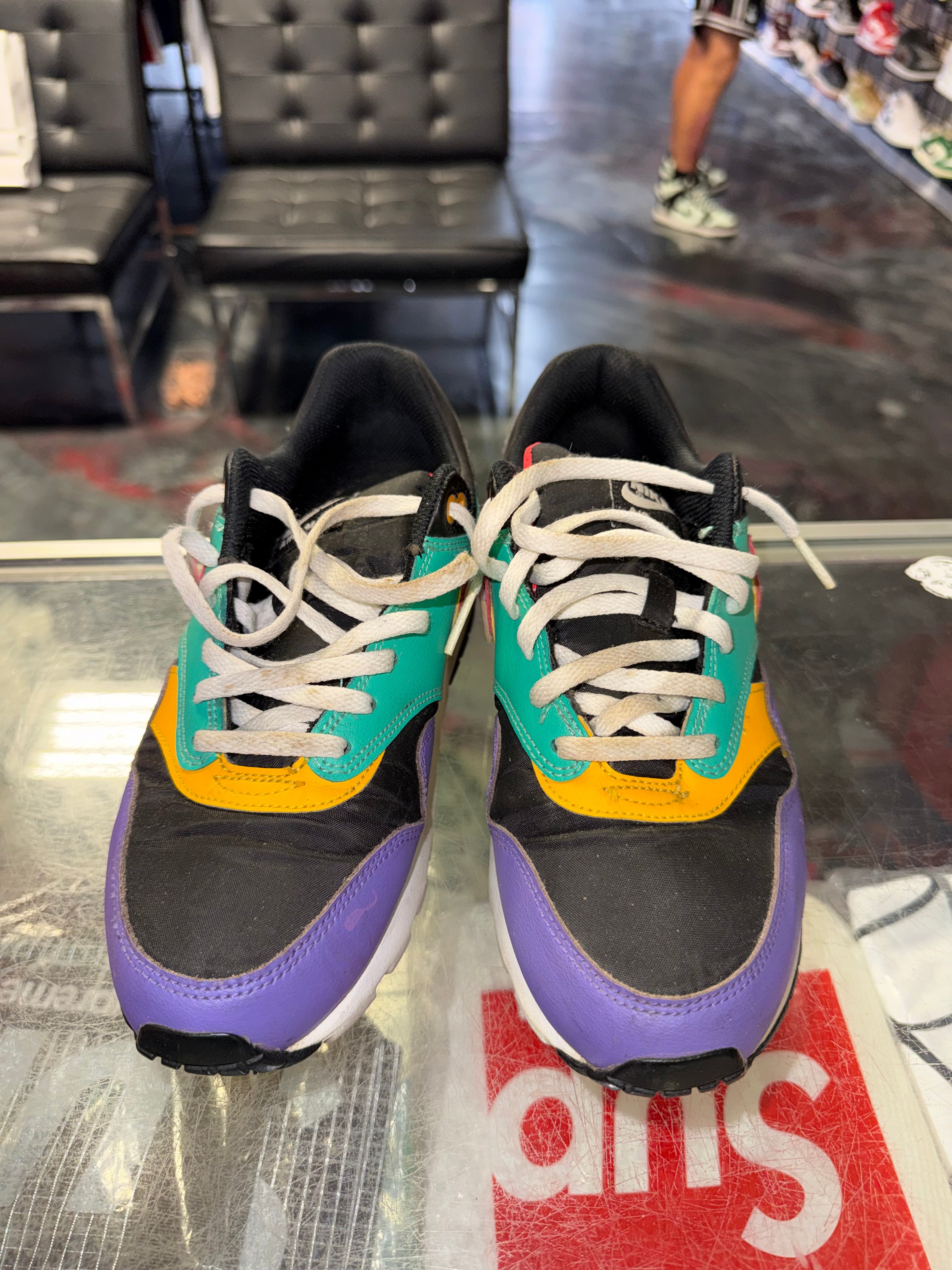Size 6.5y Air max 1 Game Changers Black Green