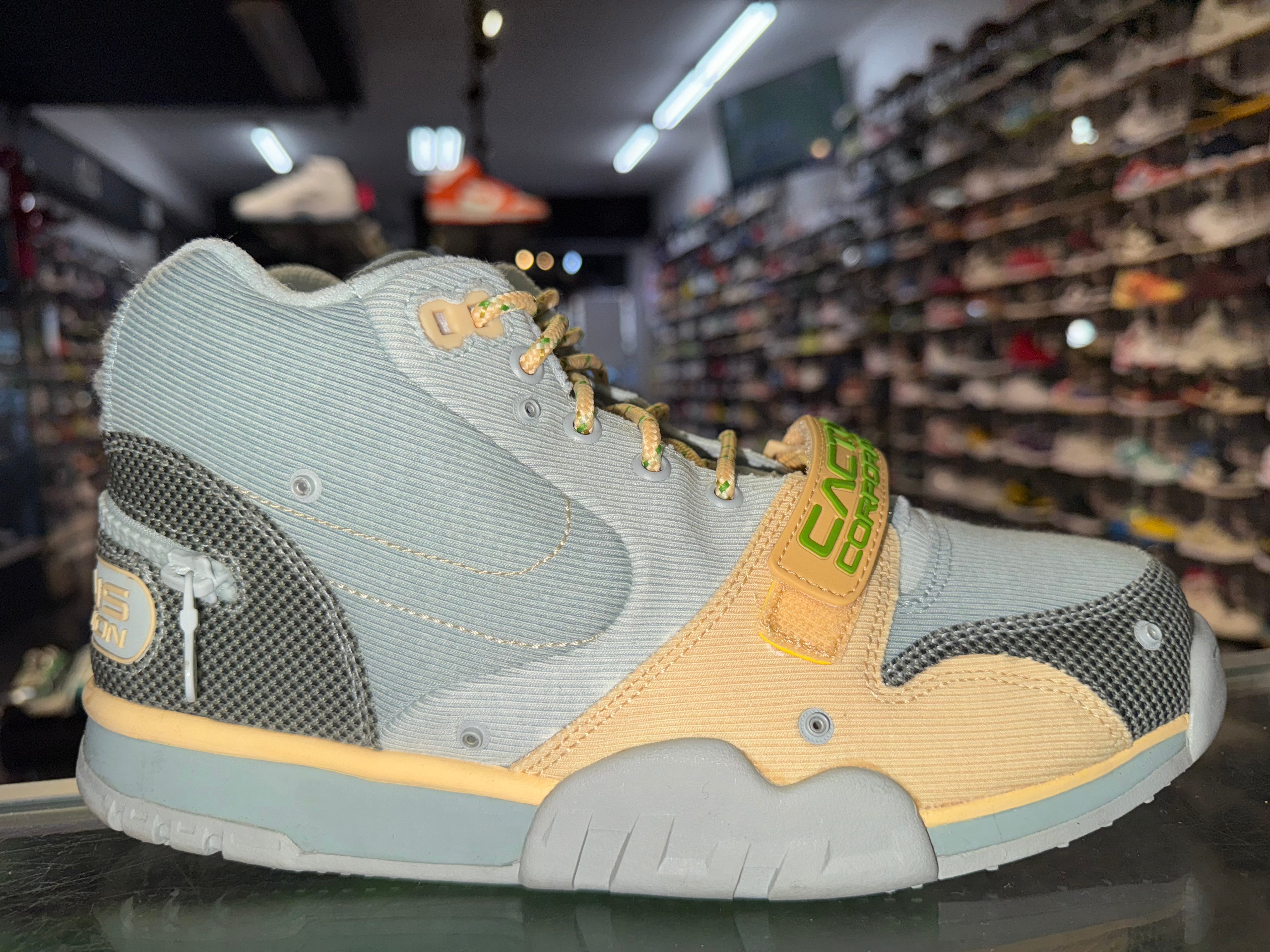 Size 8.5 Air Trainer 1 Travis Scott "Grey Haze"