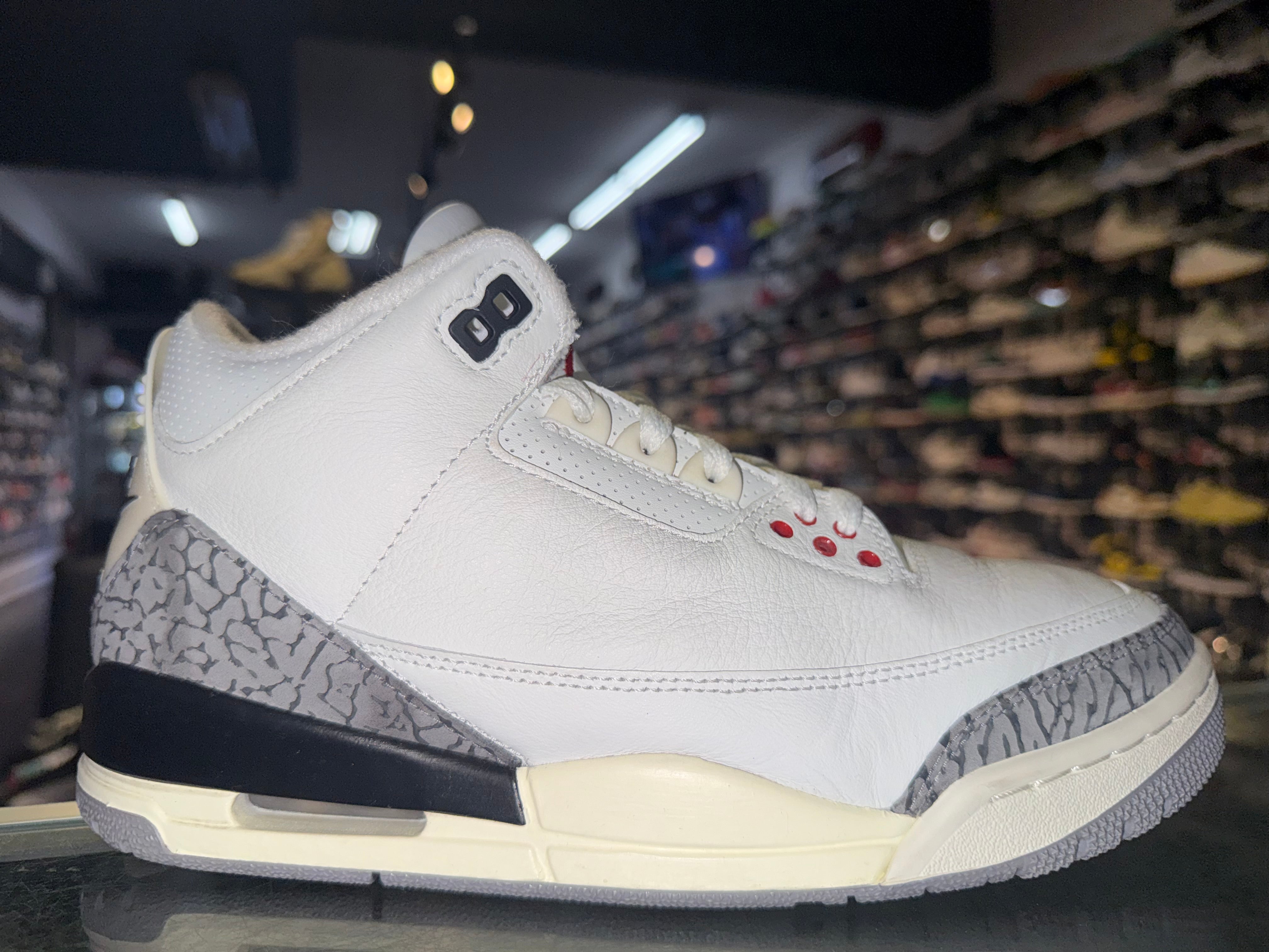Size 8 Air Jordan 3 “White Cement Reimagined”