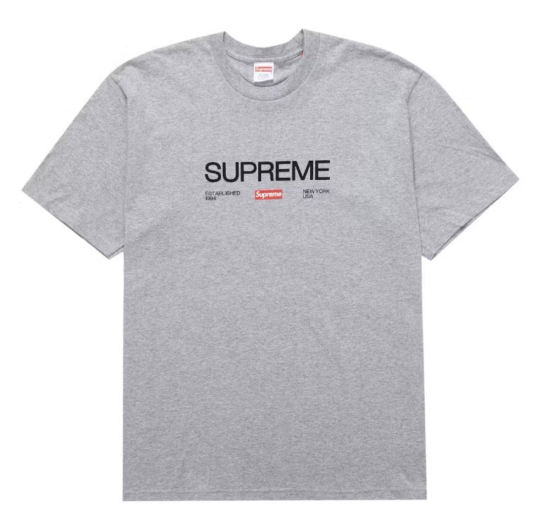Size M Supreme EST 1994 Tee “Grey”