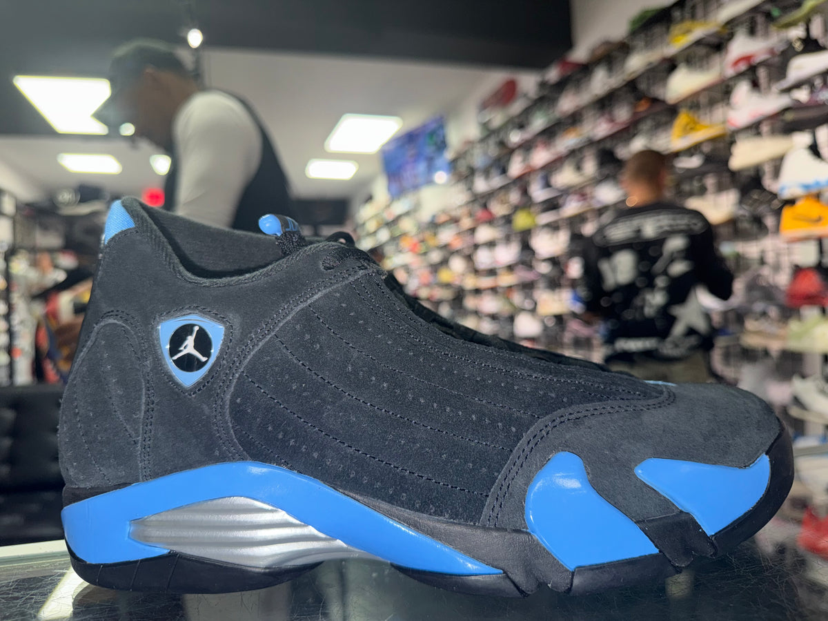 Size 9 Air Jordan 14 "Black University Blue"