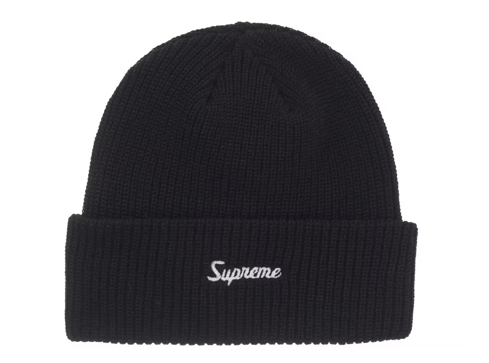 Size OS Supreme Loose Gauge Beanie (FW25) “Black” Brand New