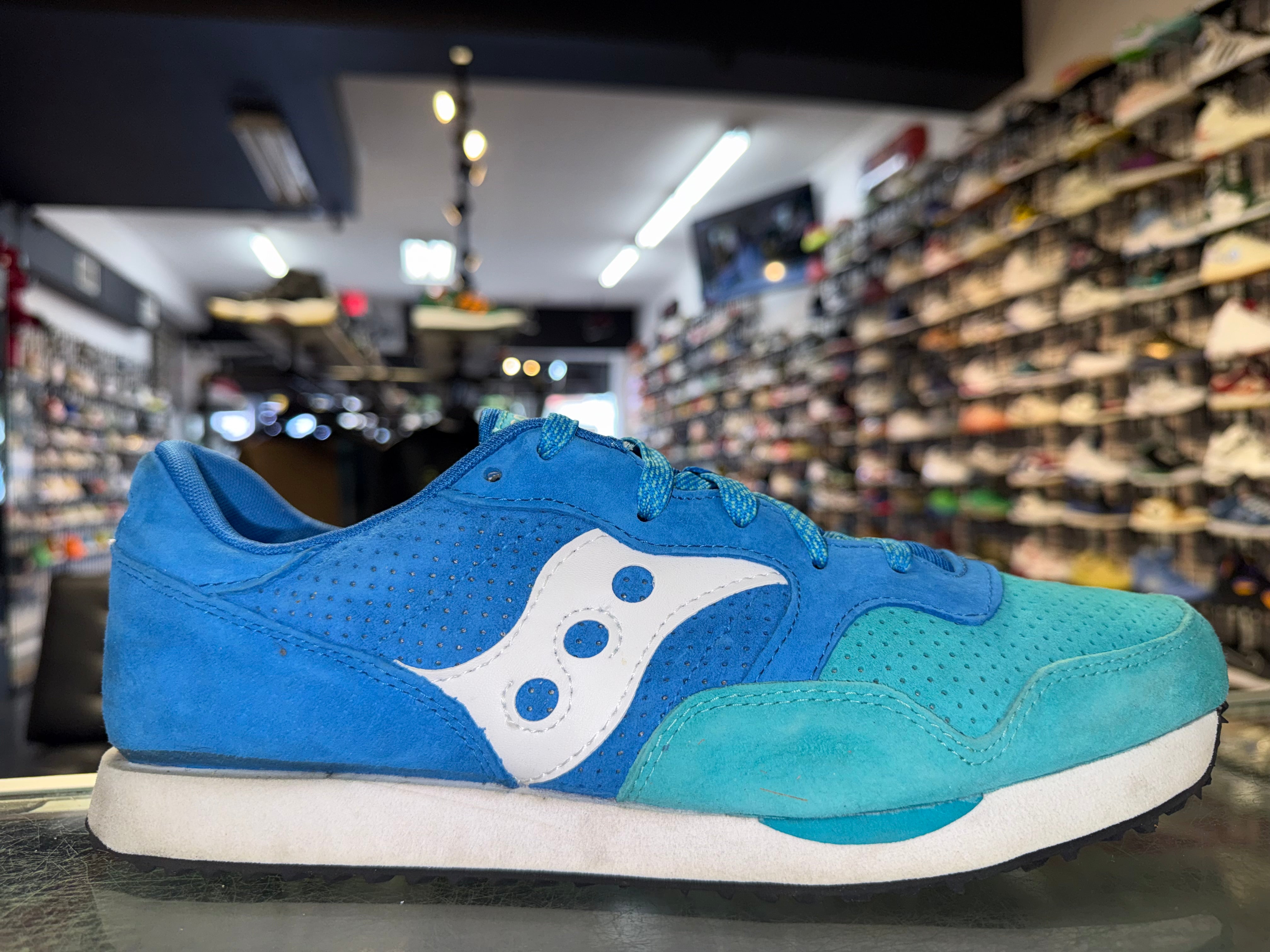 Size 10.5 Saucony DXN Trainer "Blue Green"