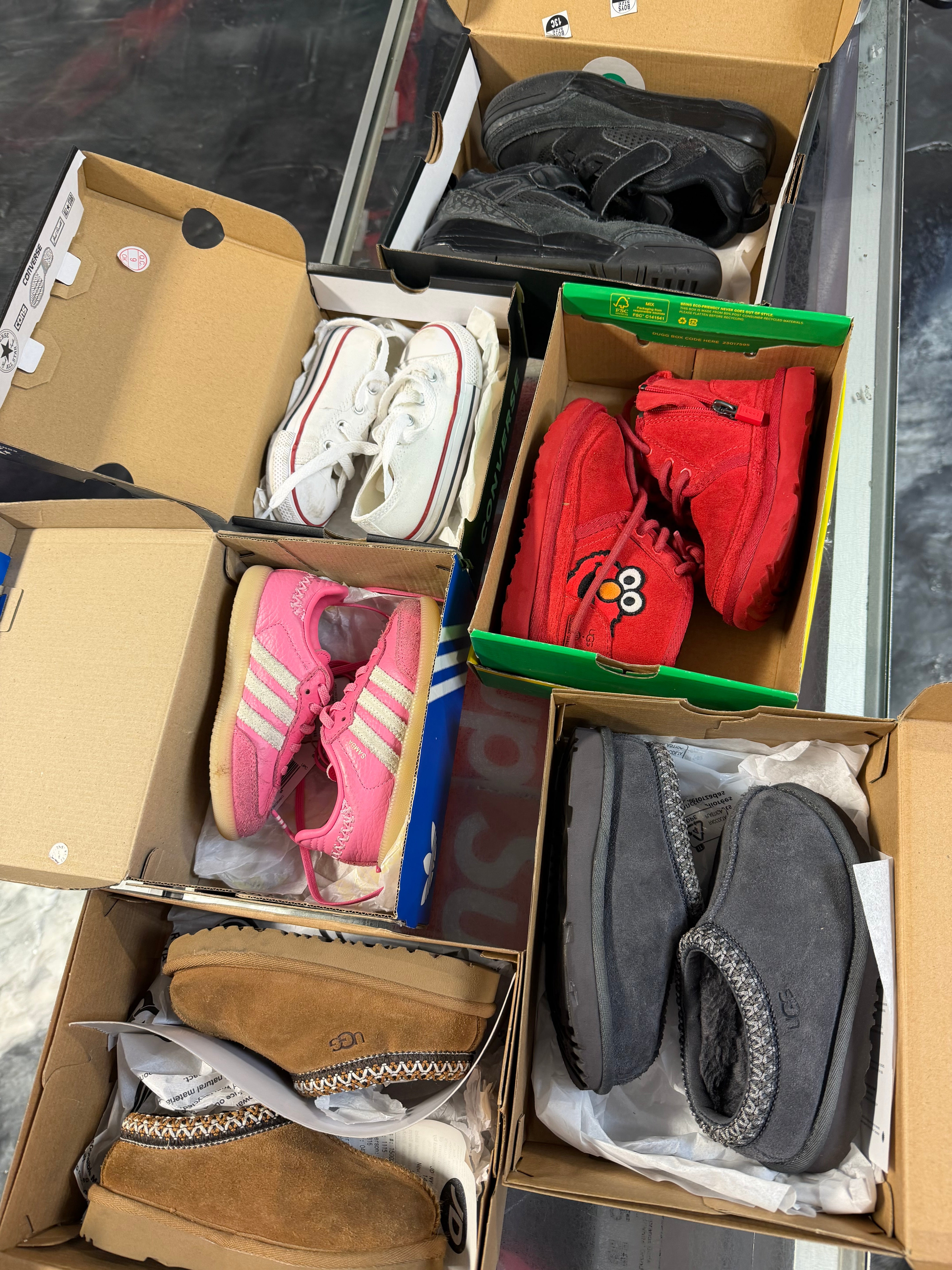 6 Pair Sneaker Bundle (Mixed Kids Sizes)