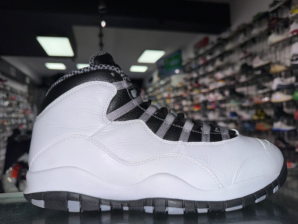Air Jordan 10 Steel sneaker, pre-owned, size 11.5