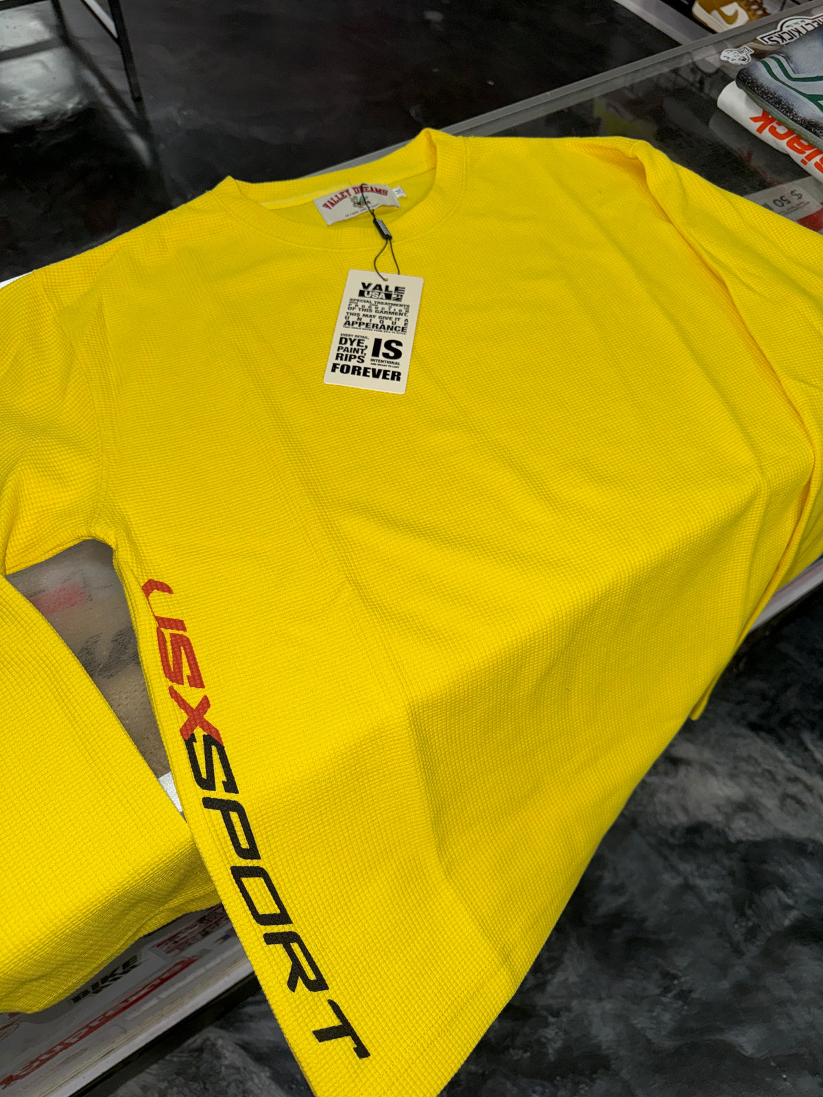 Size M Vale Forever VSX Thermal Long Sleeve “Yellow” Brand New