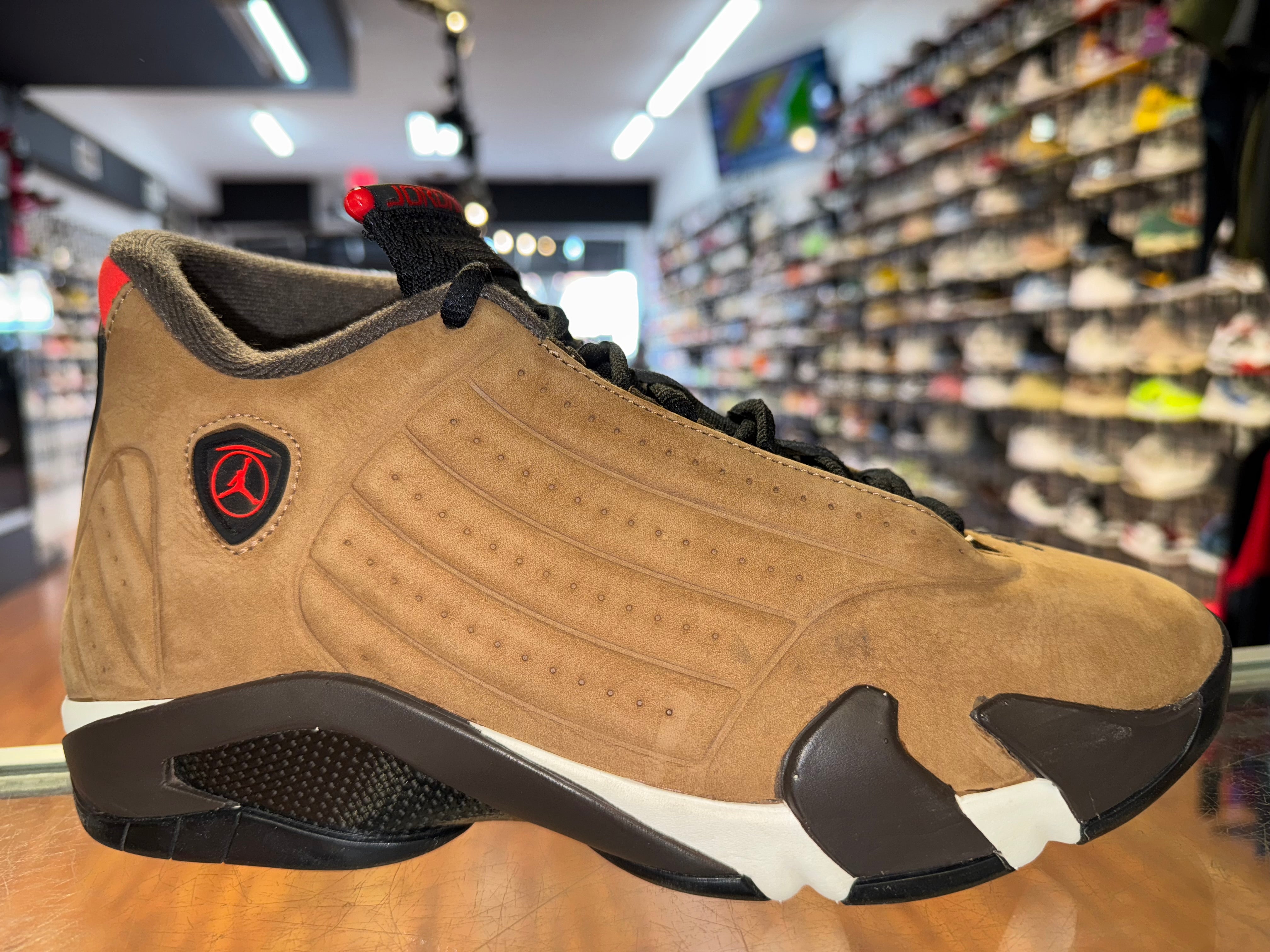 Size 8 Air Jordan 14 Winterized "Archaeo Brown"