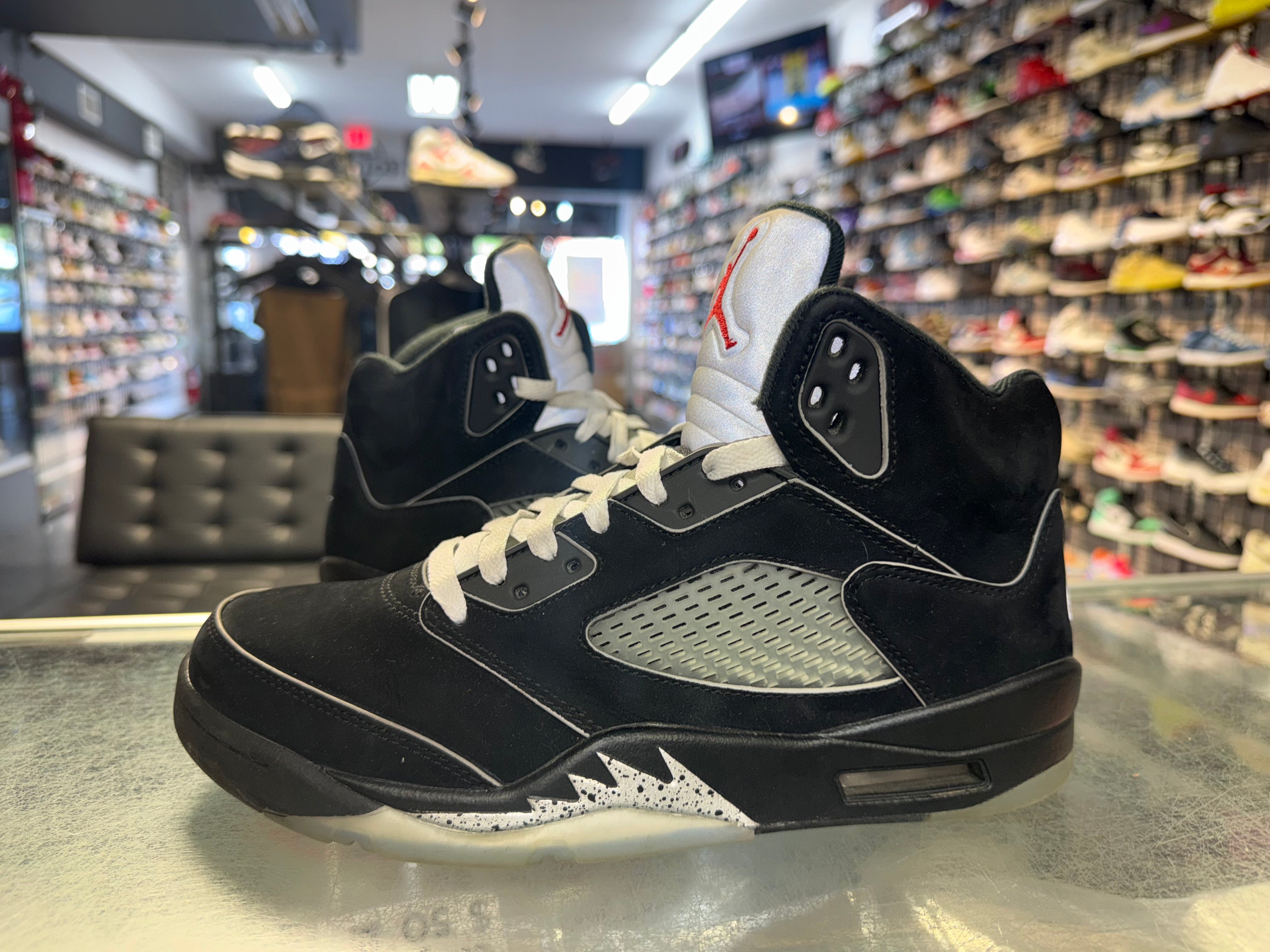 Size 8.5 Air Jordan 5 "Black Metallic Reimagined"
