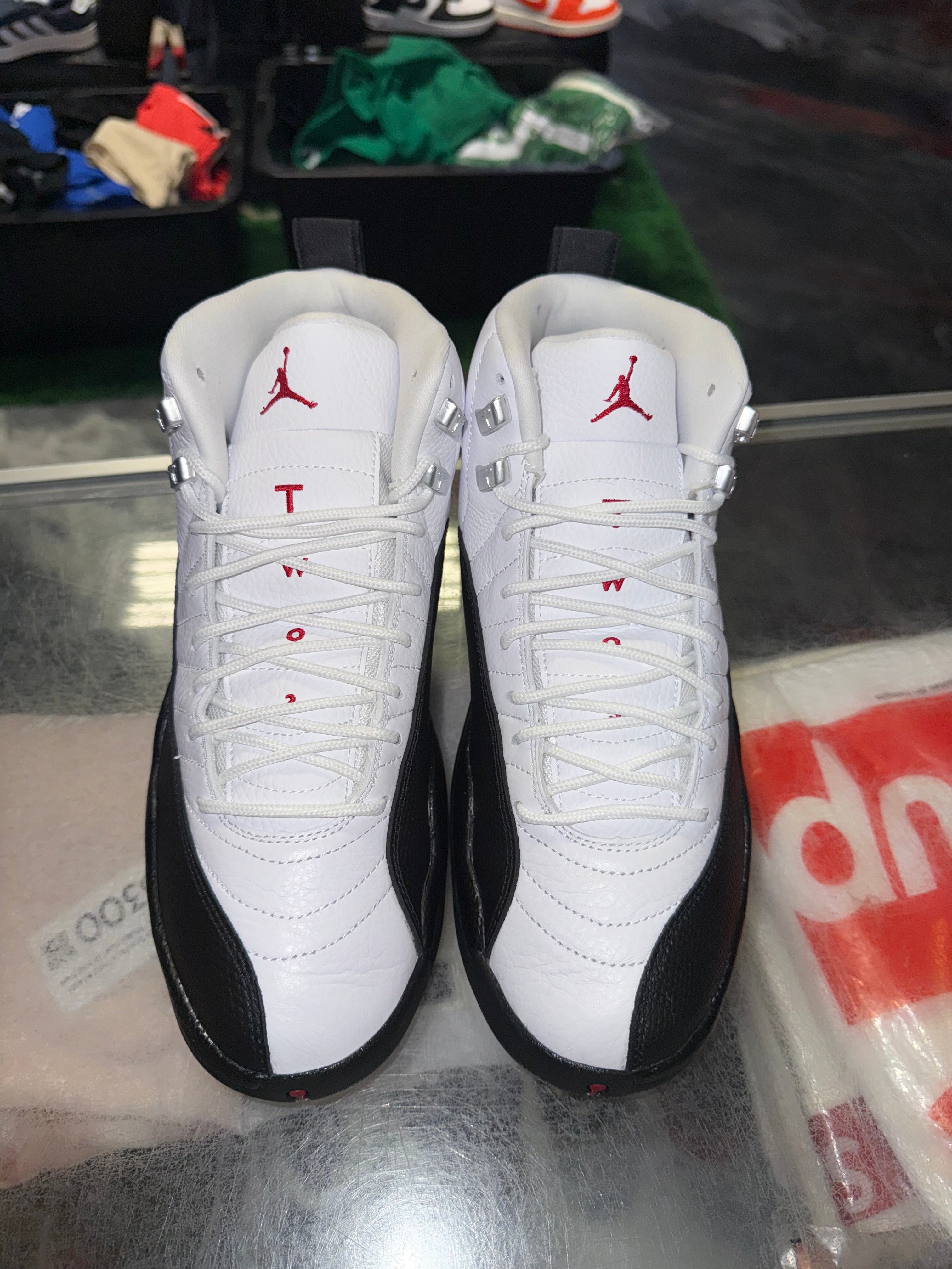 Size 7.5 Air Jordan 12 “Taxi Flip” Brand New
