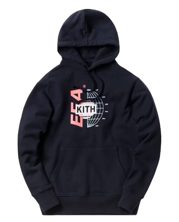 Size XS (Fits S) Kith EEA Globe Joodie “Navy”