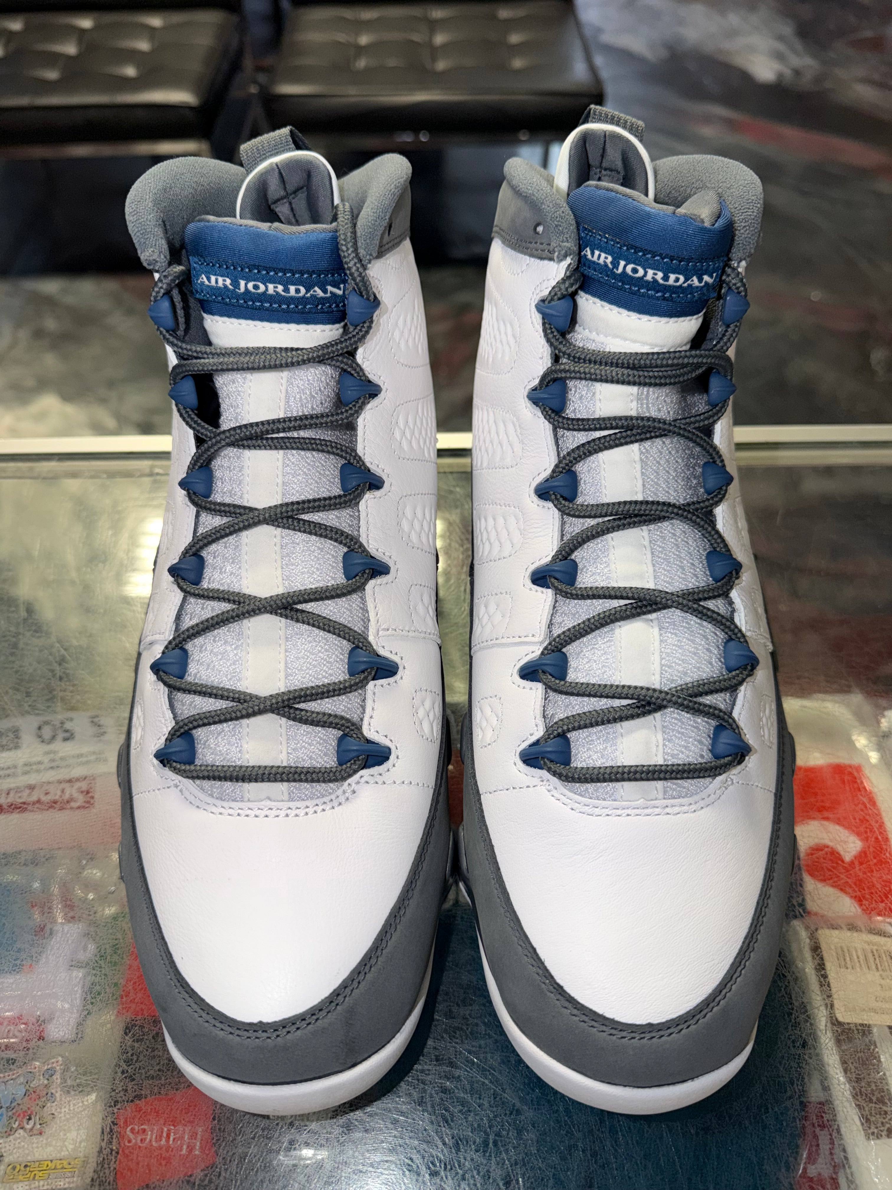 Size 13 Air Jordan 9 "Flint Grey French Blue" Brand New