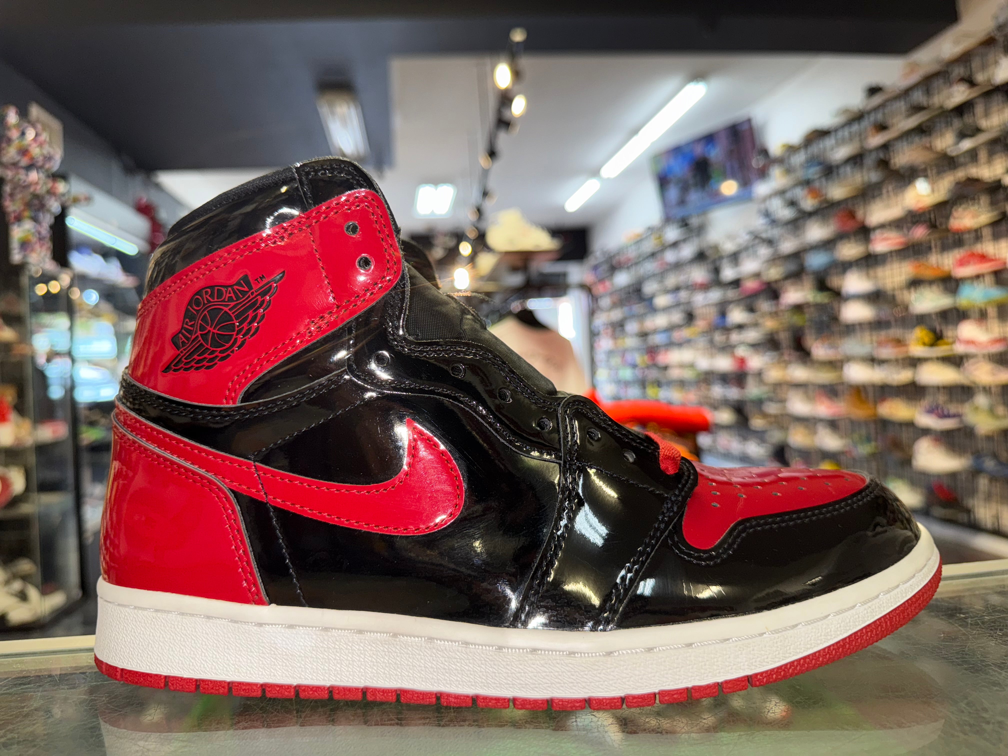 Size 10 Air Jordan 1 "Patent Bred"