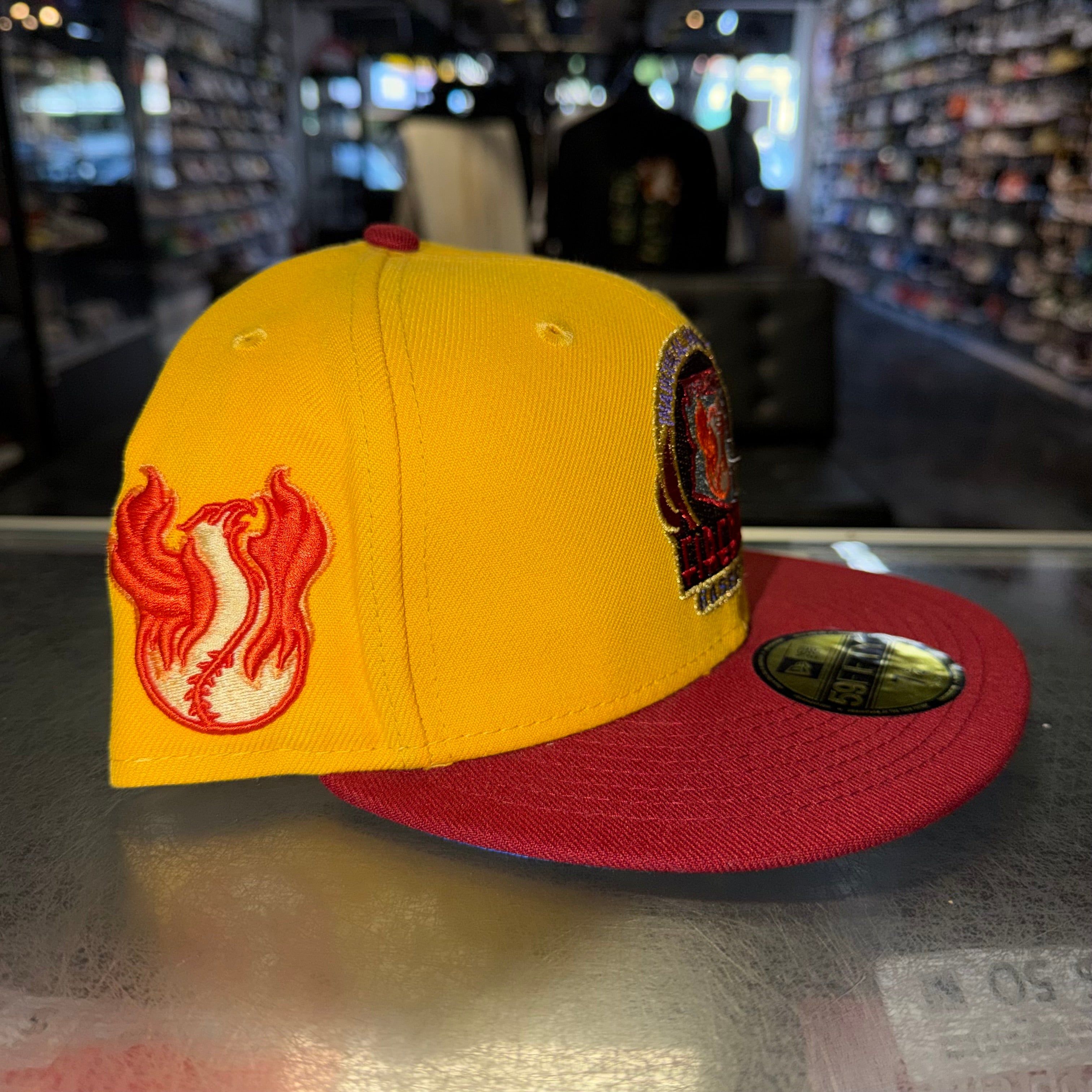 Size 7 3/4 New Era Fitted Hat "Phoenix Firebirds" Brand New