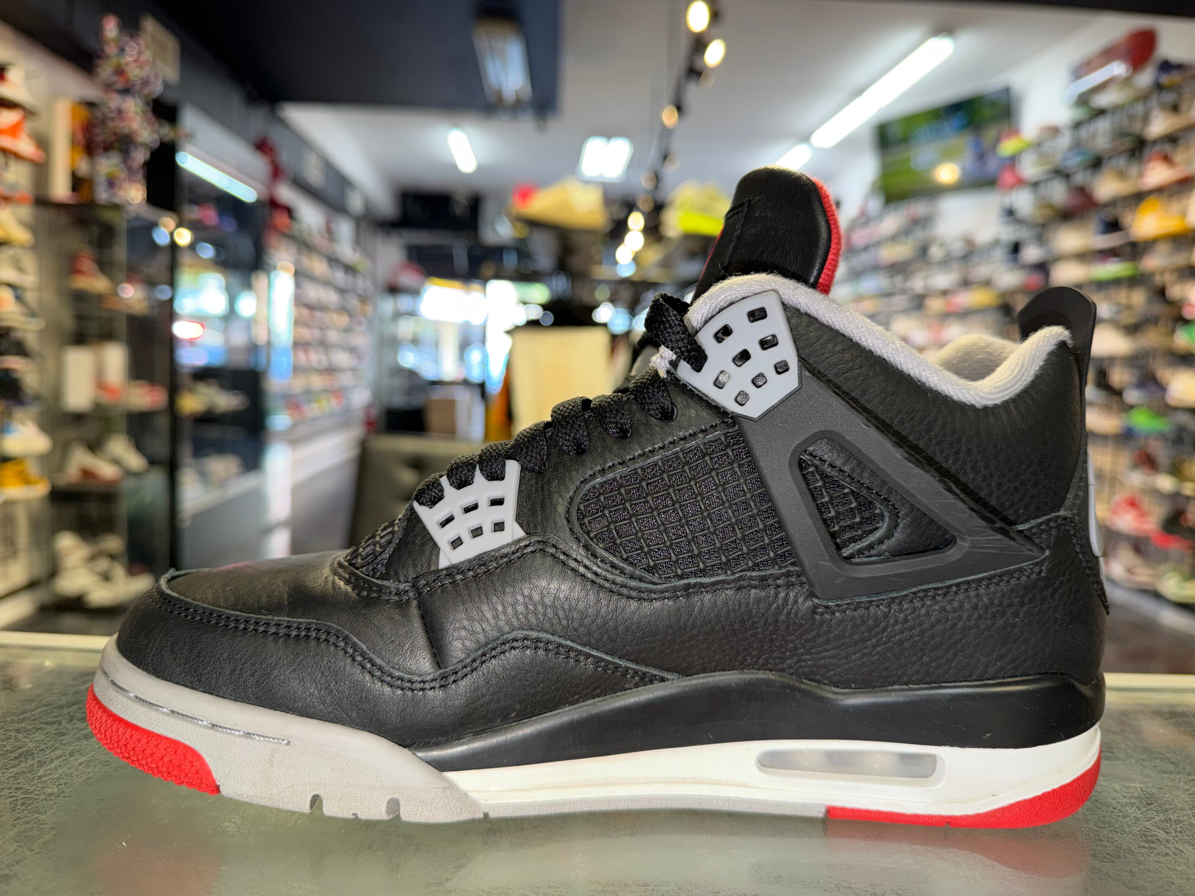 Size 8 Air Jordan 4 "Bred Reimagined"
