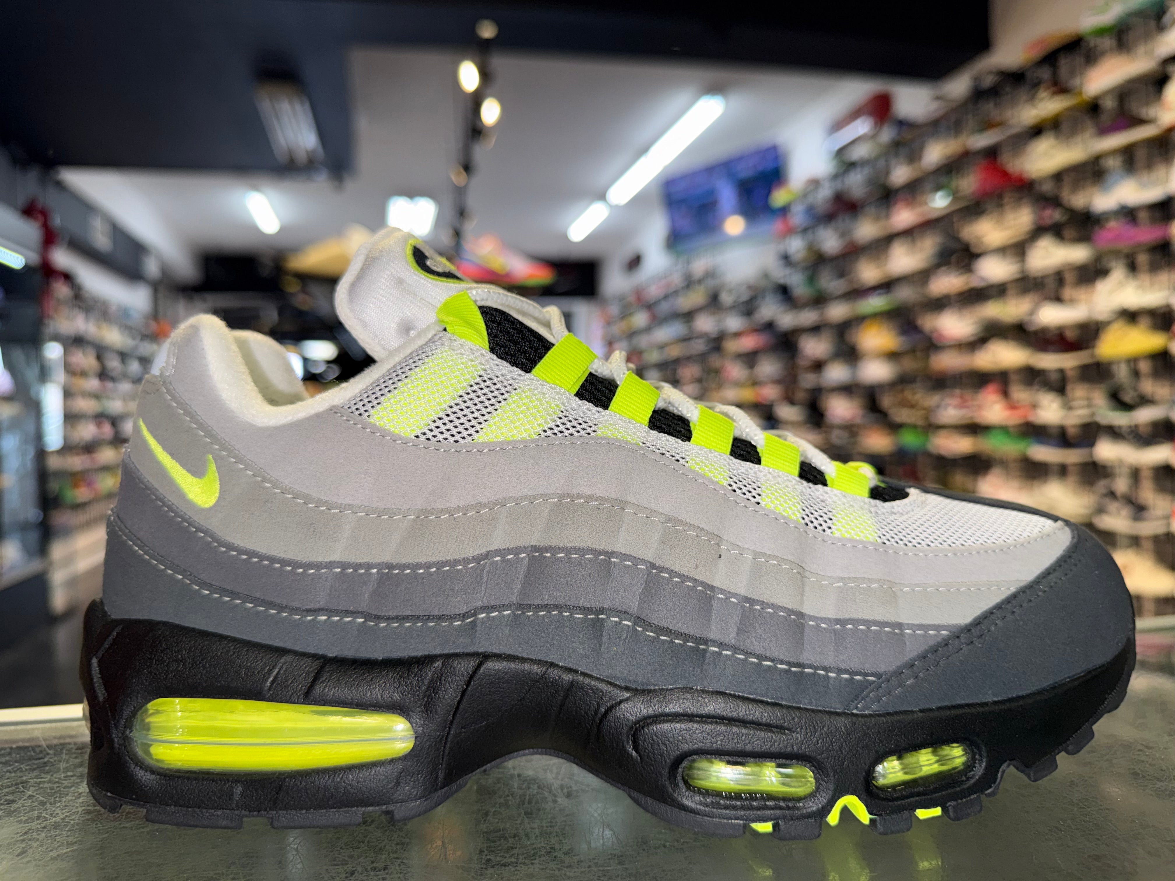 Size 9.5 Air Max 95 OG Big Bubble "Neon"