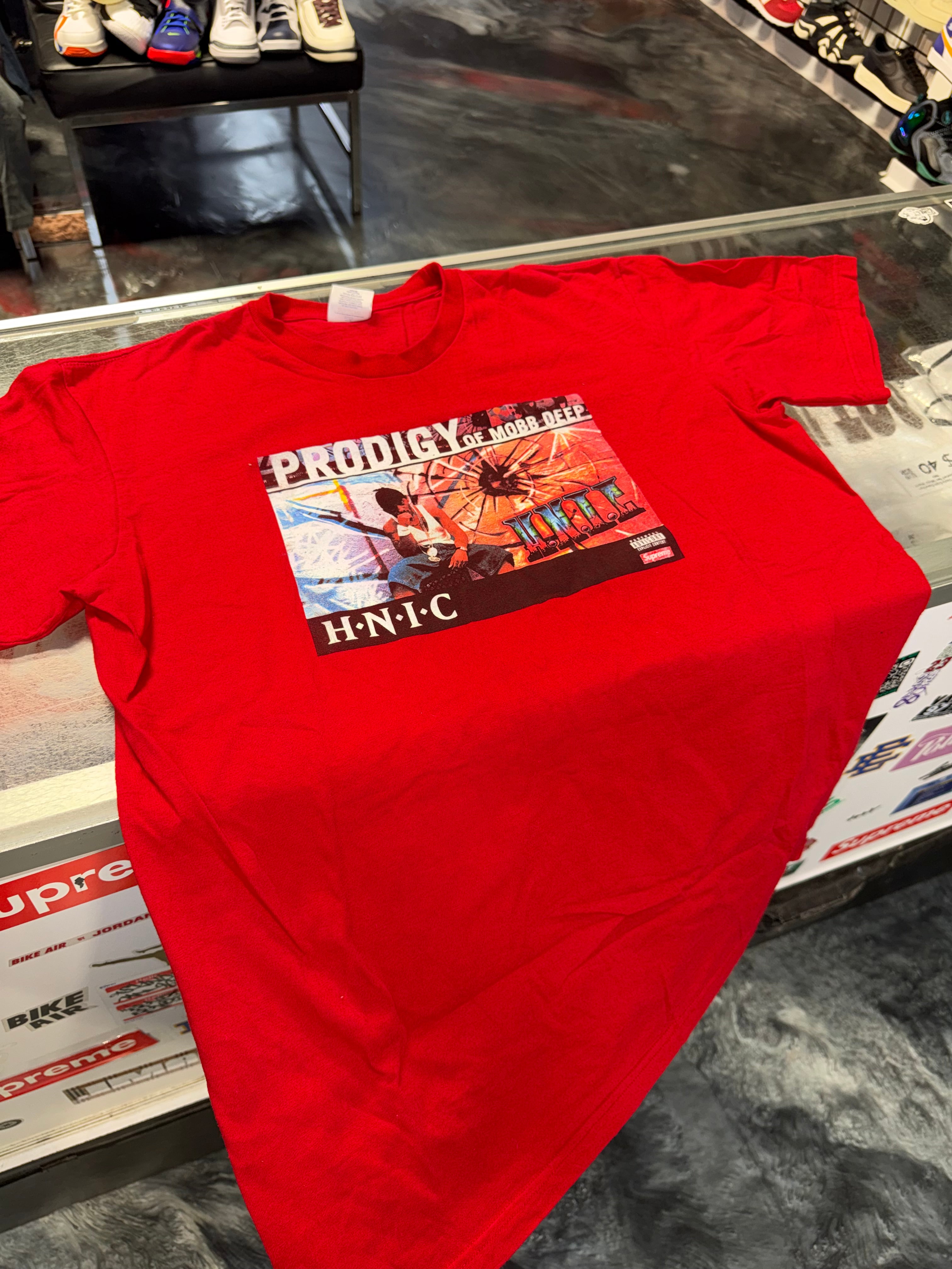 Size M Supreme Prodigy of Mobb Deep Tee “Red”