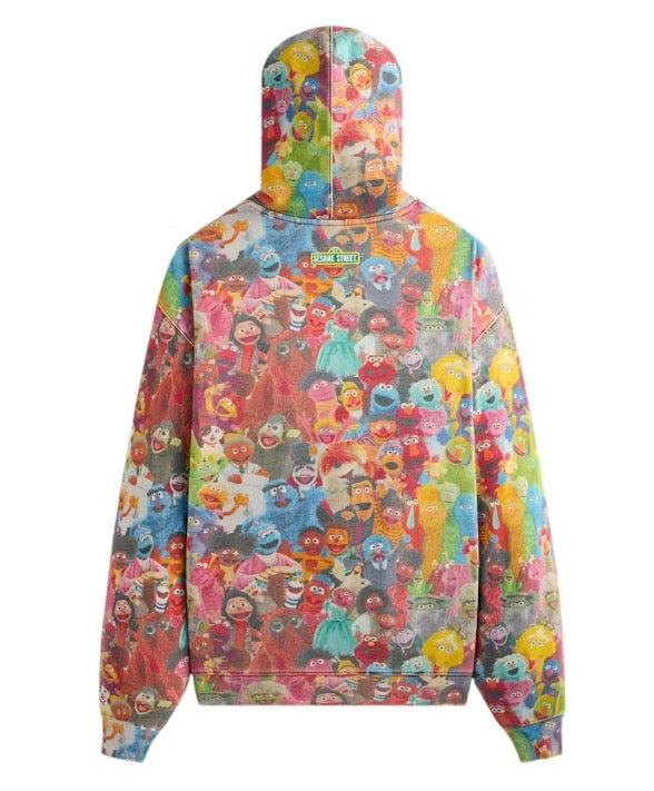 Size XXL Kith x Sesame Street Family Hoodie “Multicolor” Brand New
