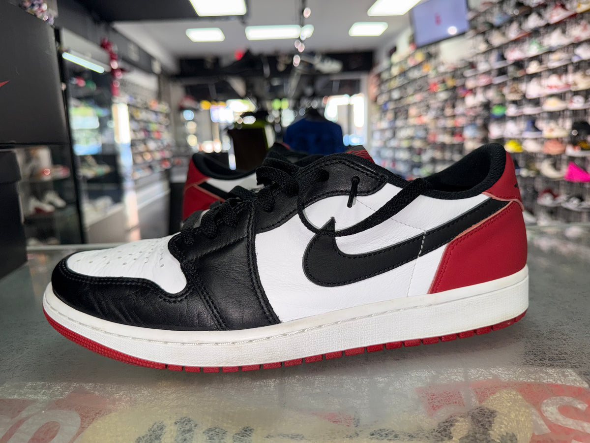 Size 12 Air Jordan 1 Low “Black Toe”