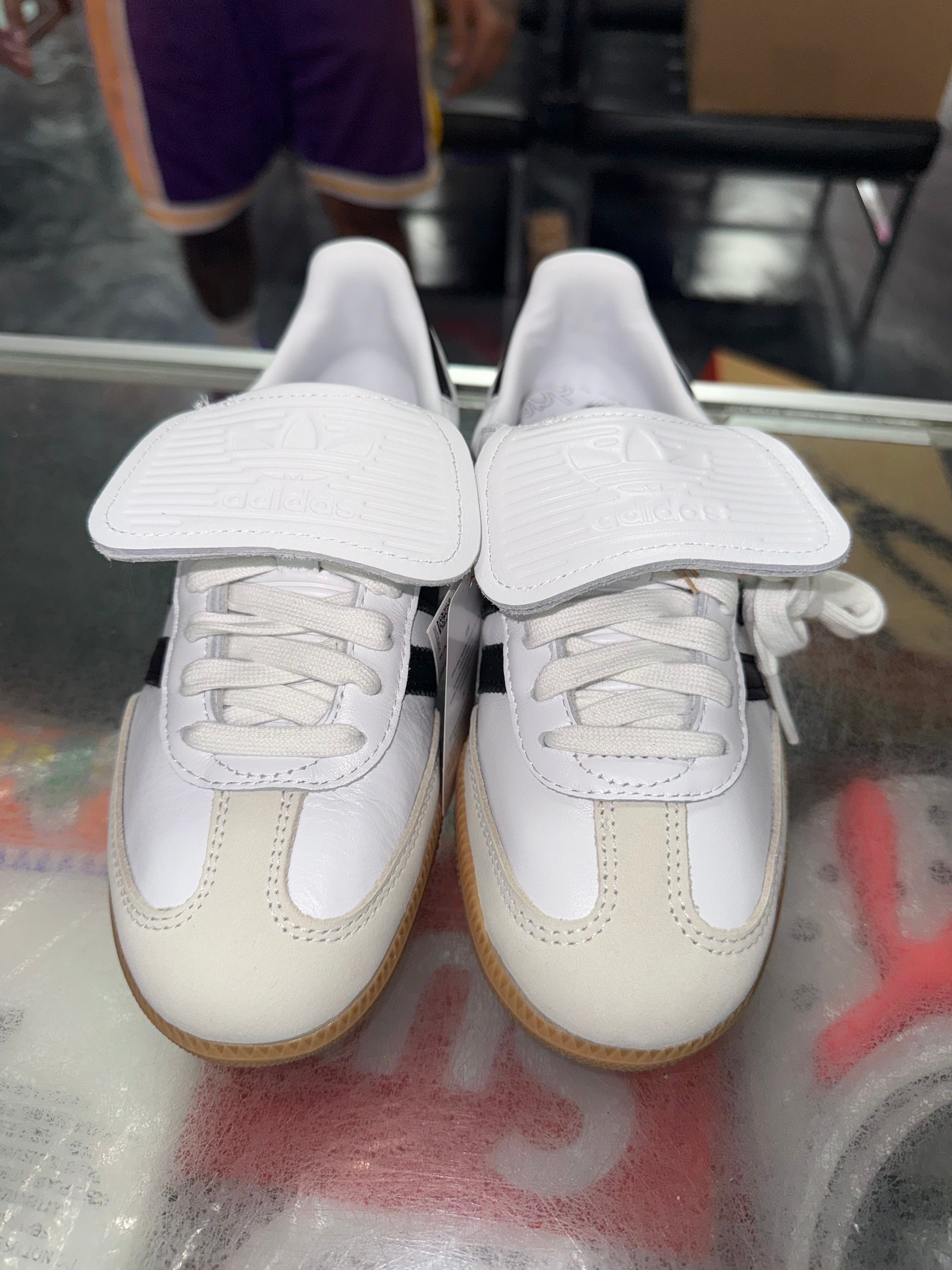 Size 4 (5W) Adidas Samba "Cloud White Black Gum" Brand New