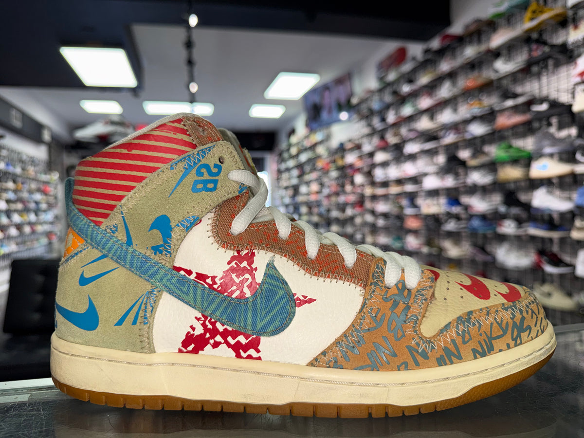 Size 10.5 Dunk High SB "Thomas Campbell What the Dunk"
