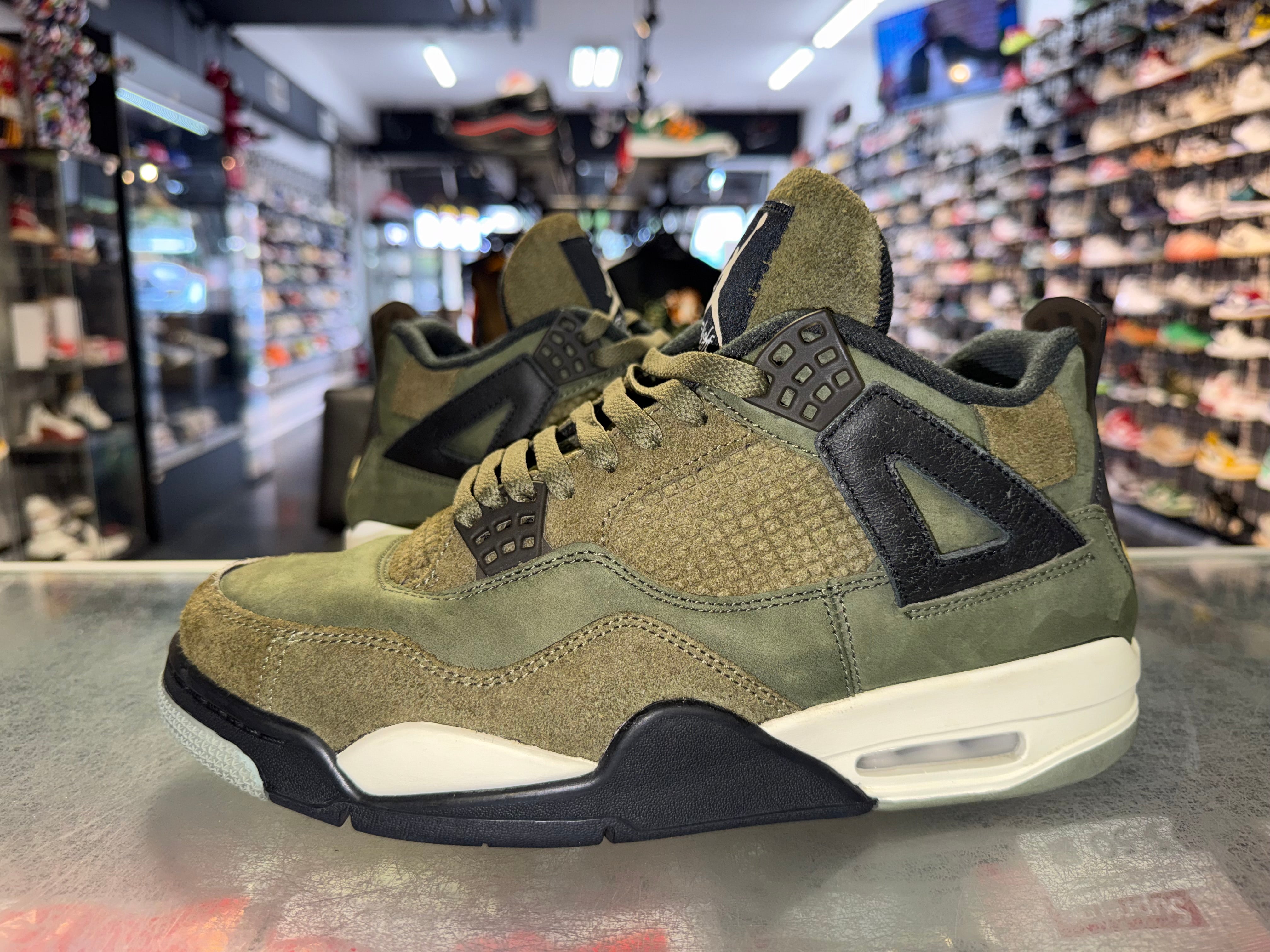 Size 10 Air Jordan 4 Craft "Olive"