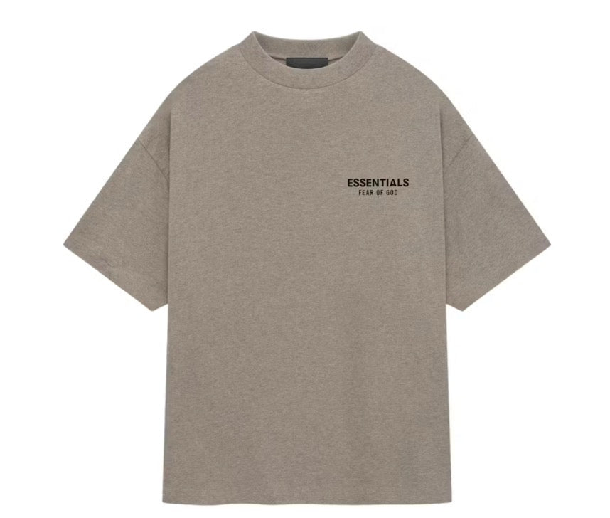 Size L (Fits XL) Essentials FOG Jersey Tee “Heather Grey” Brand New