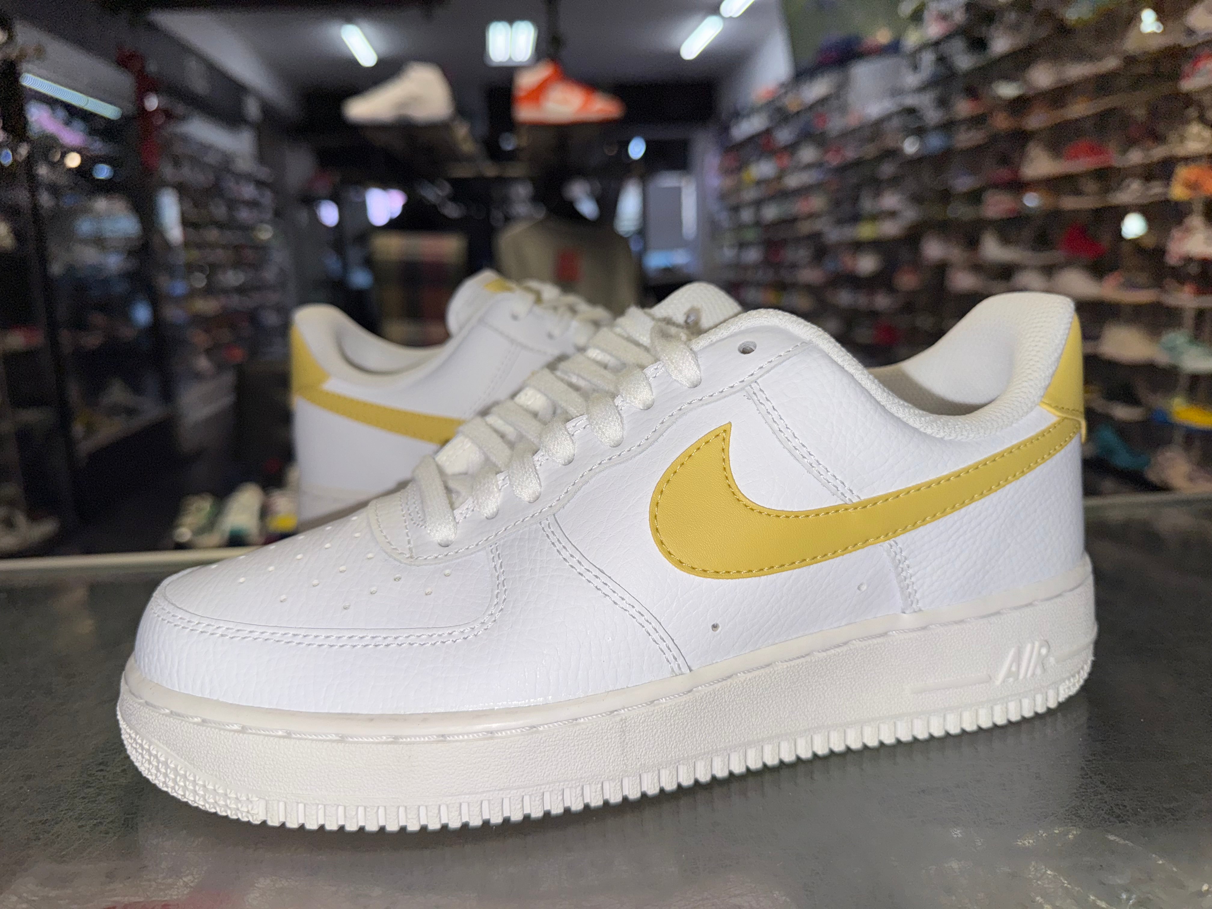 Size 7.5 (9W) Air Force 1 "White Saturn Gold"