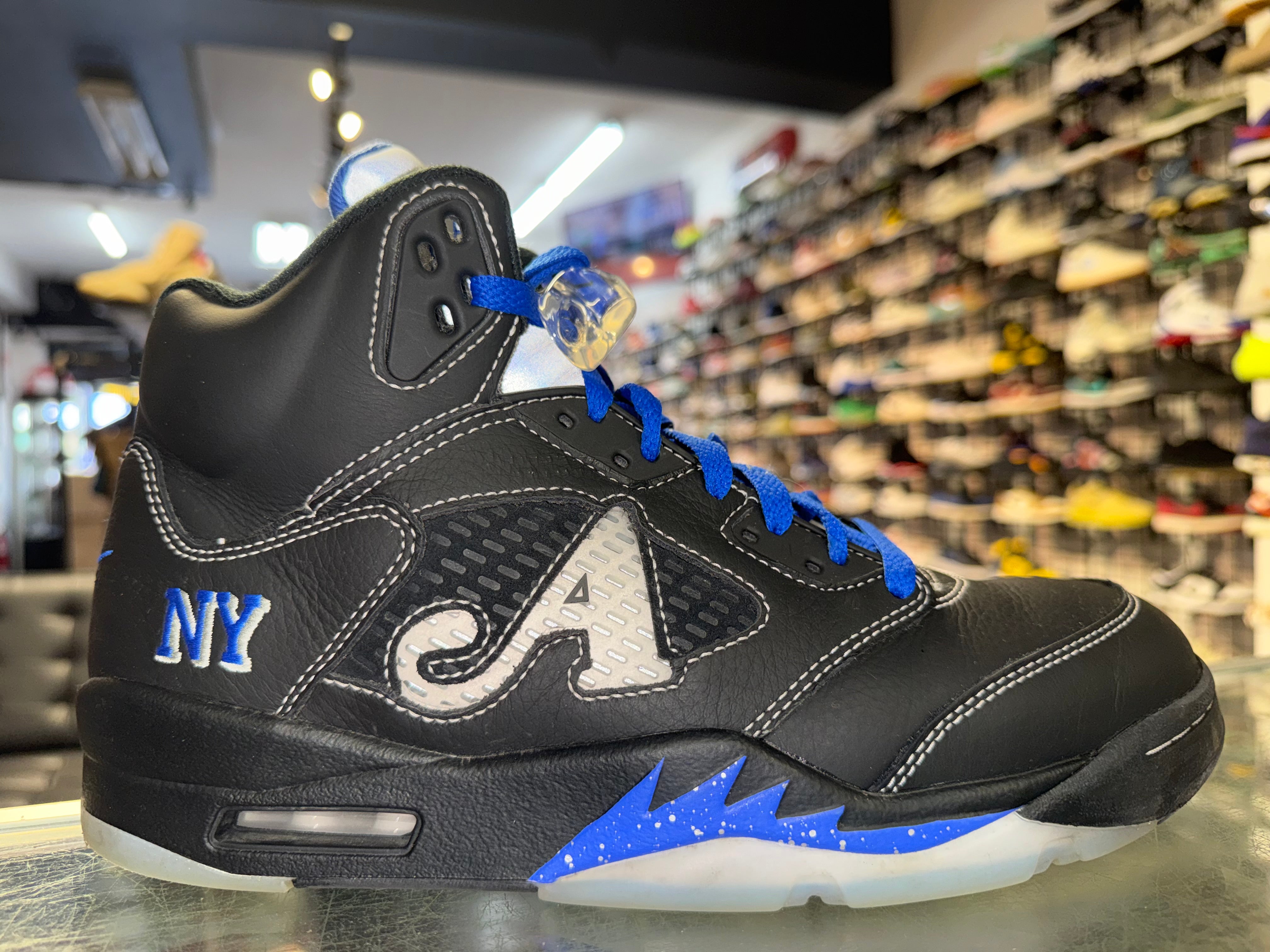 Size 9 Air Jordan 5 Awake NY "Black"