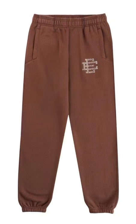 Eric Emanuel x Swarovski EE Sweatpants Brown, new, size M