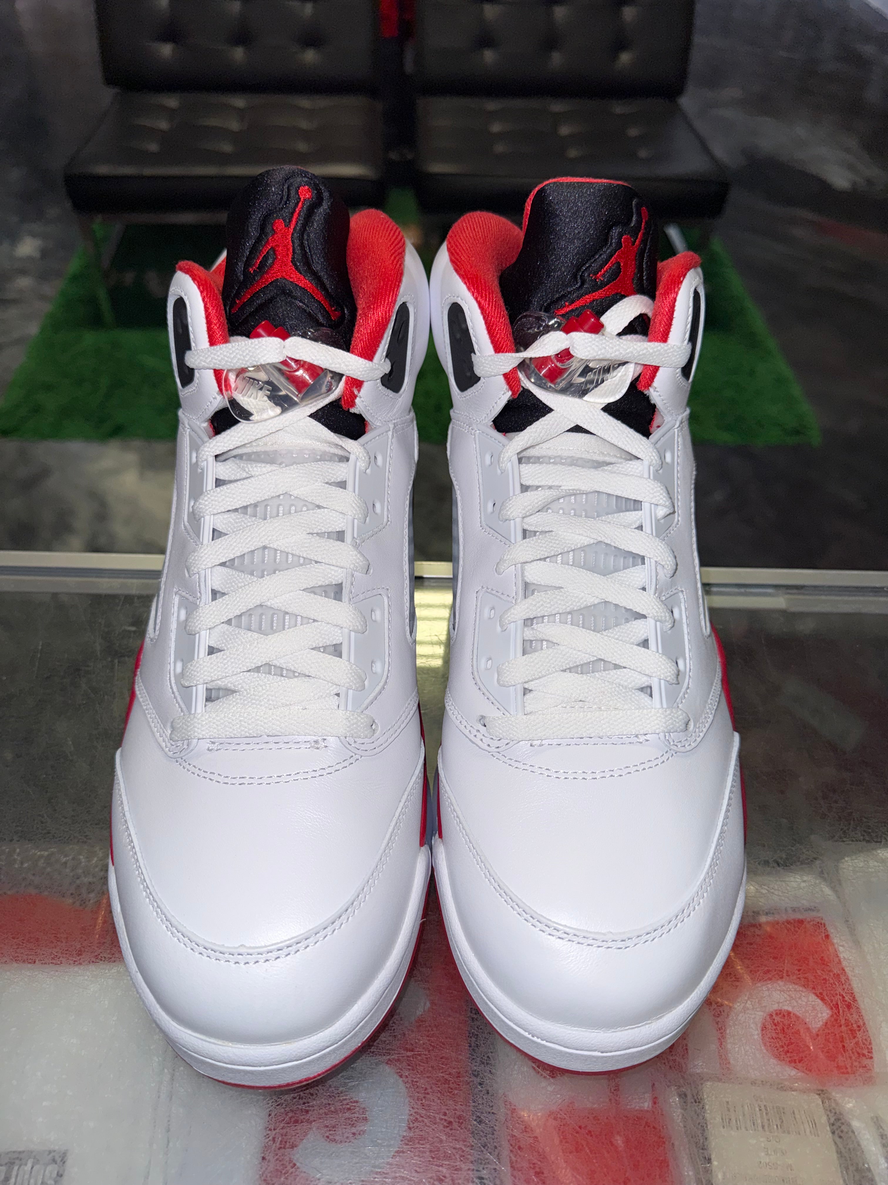 Size 8 Air Jordan 5 “Fire Red” 2025 Brand New
