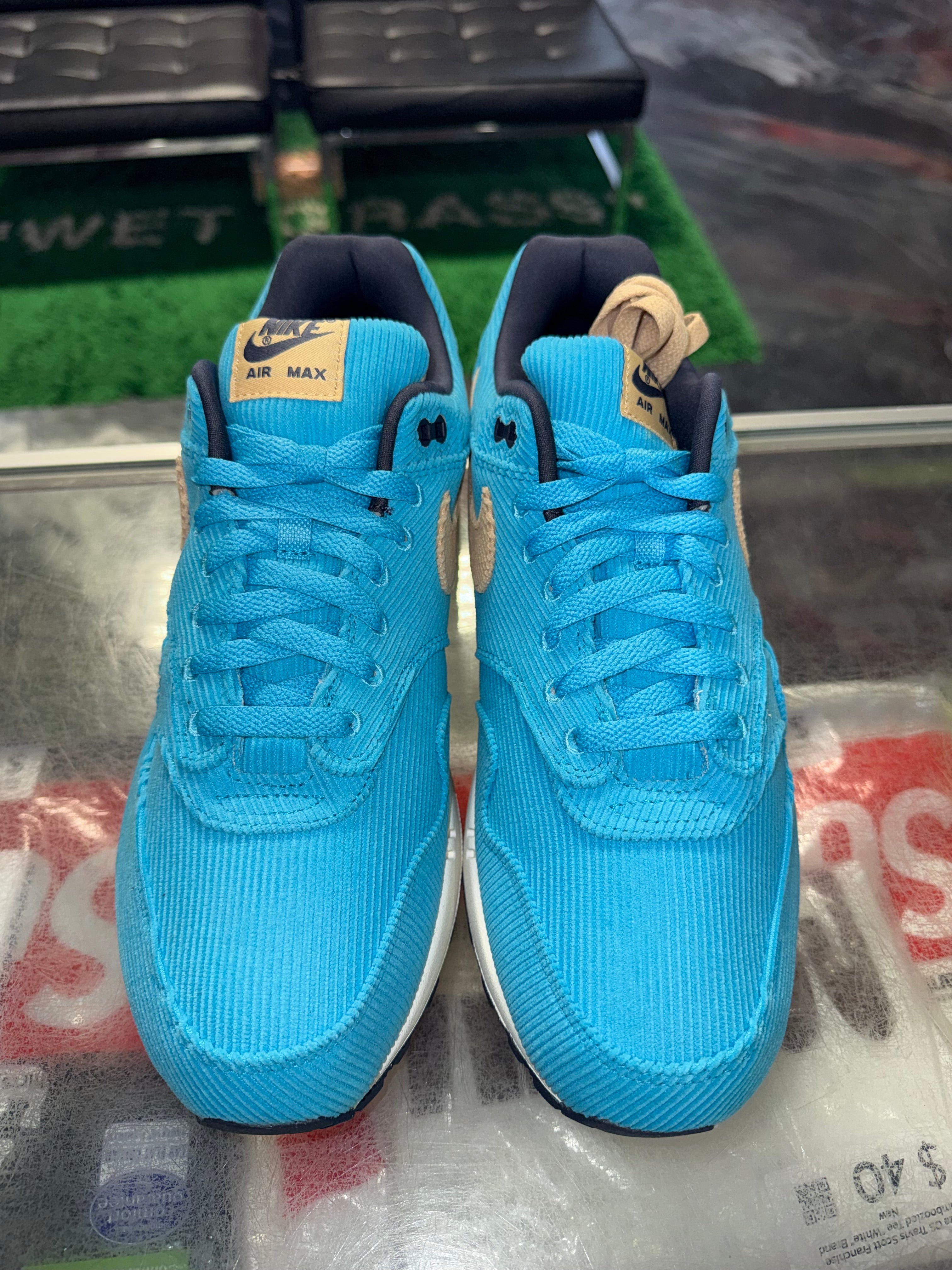 Size 12 Air Max 1 “Corduroy Blue” Brand New
