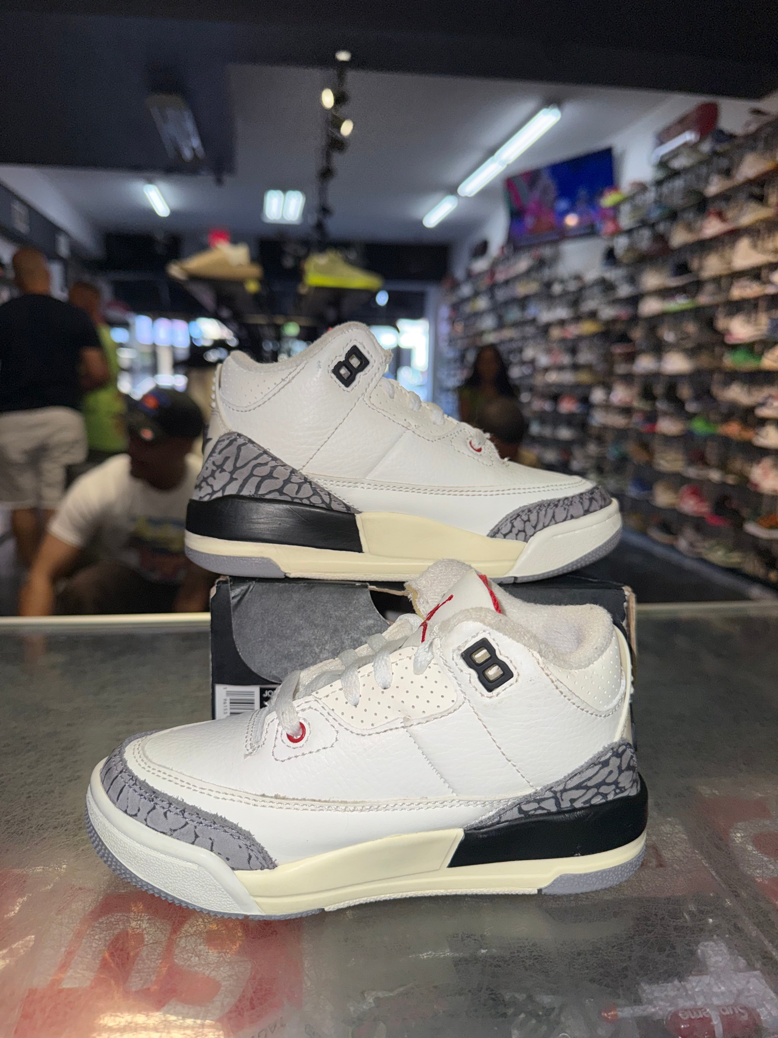 Size 11c Air Jordan 3 “White Cement Reimagined” (PS)