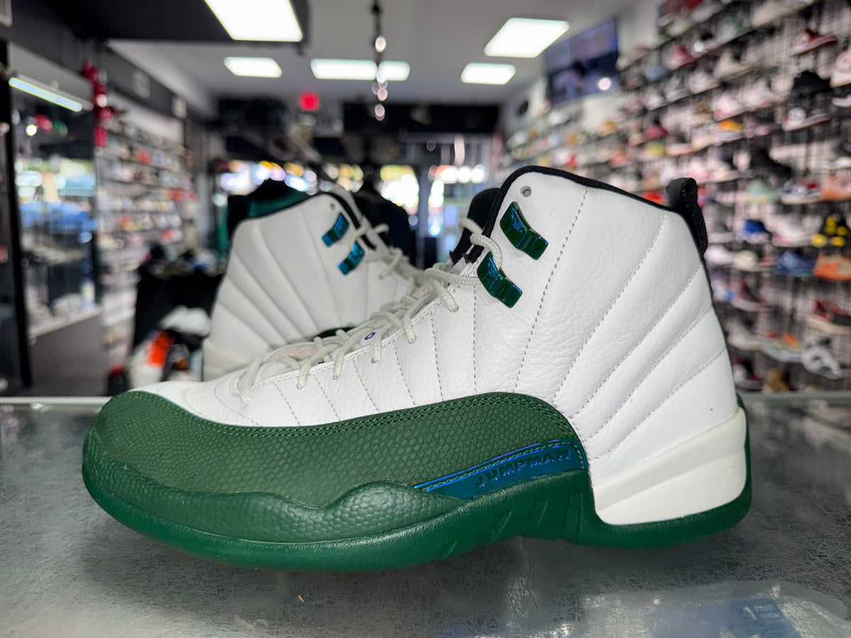 Air Jordan 12 Bucks sneaker, pre-owned, size 9.5 – view 2