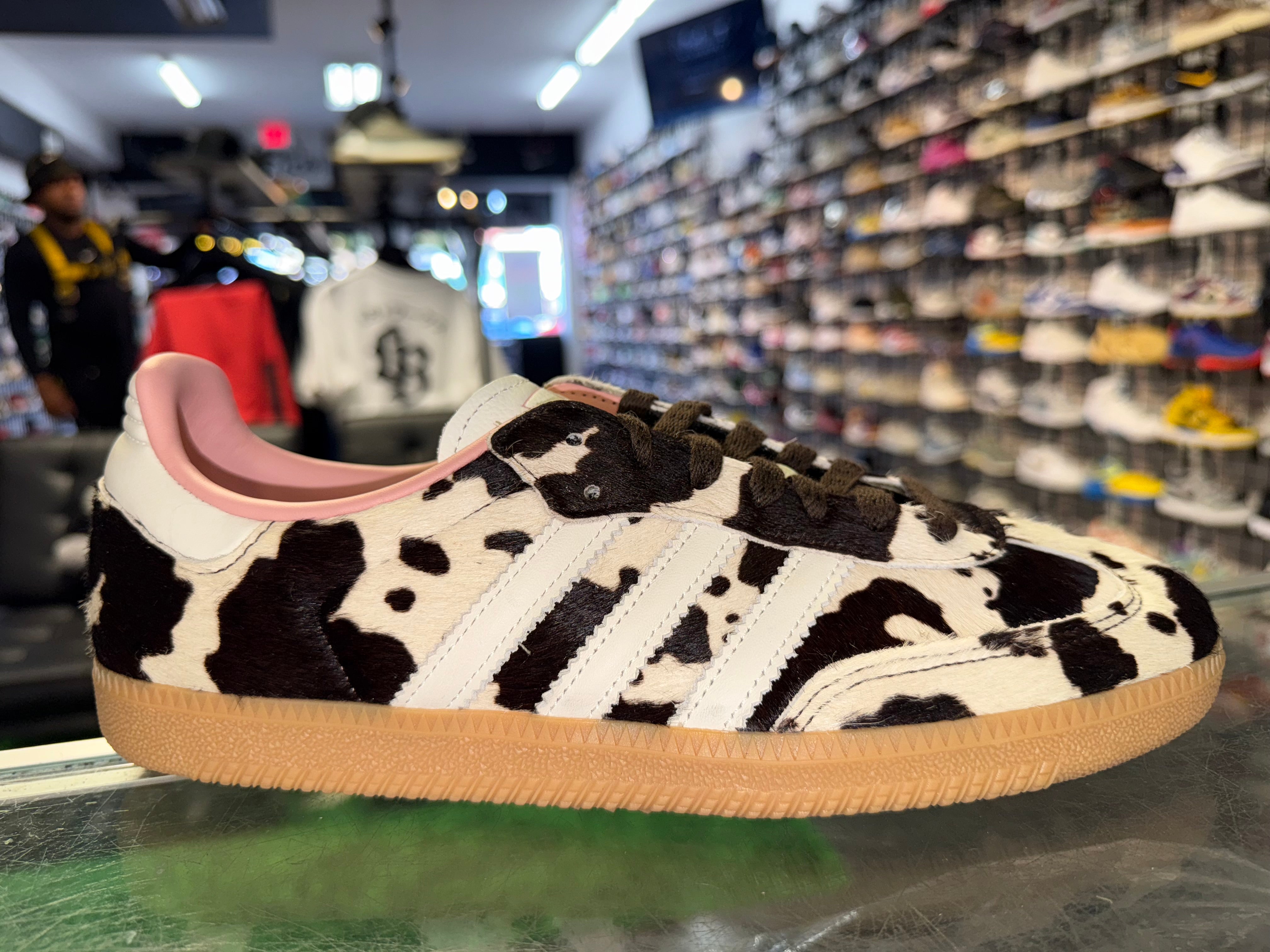 Size 9.5 (10.5W) Adidas Samba OG “Cow Print” Brand New