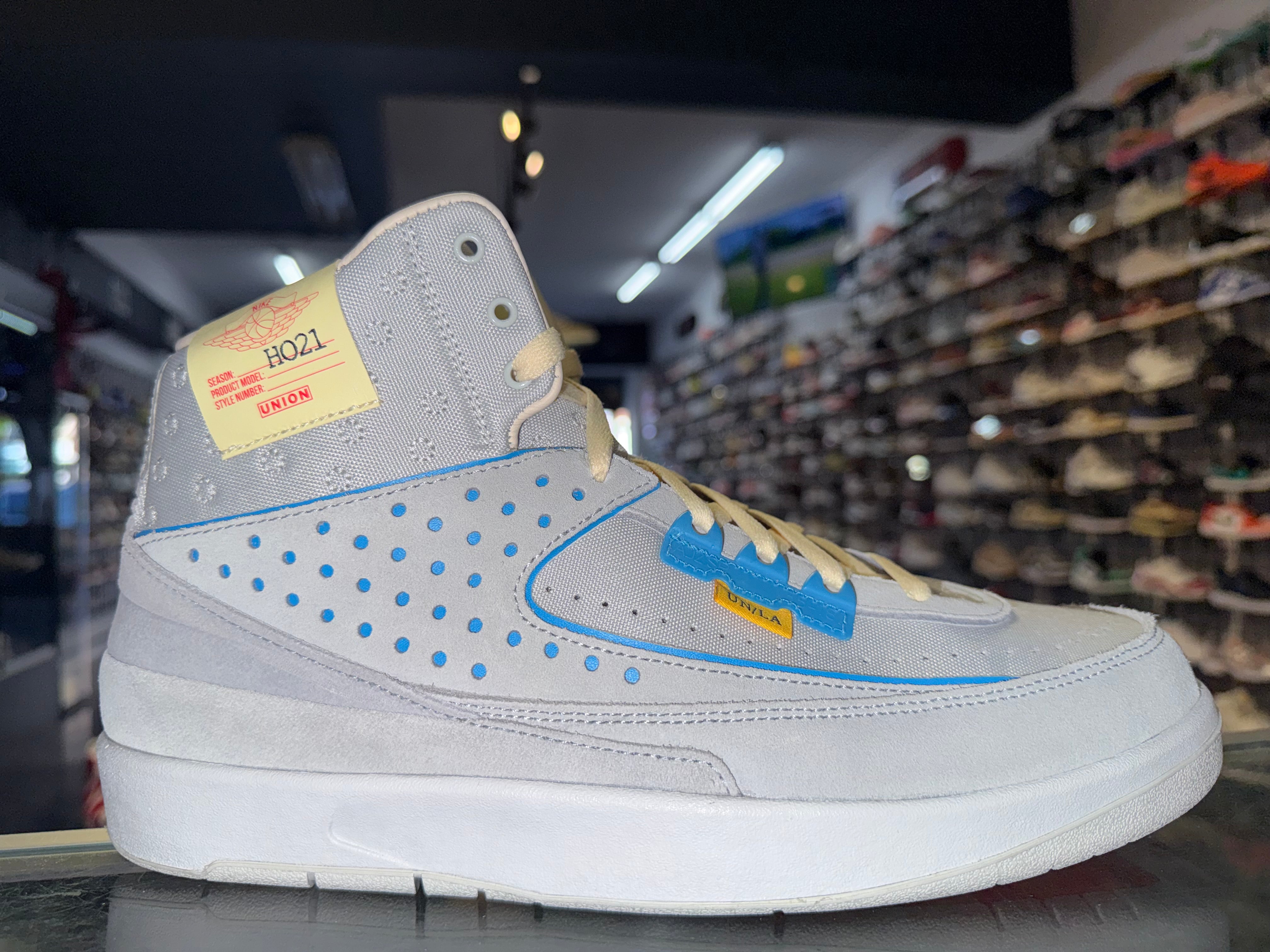 Size 11 Air Jordan 2 Union "Grey Fog"
