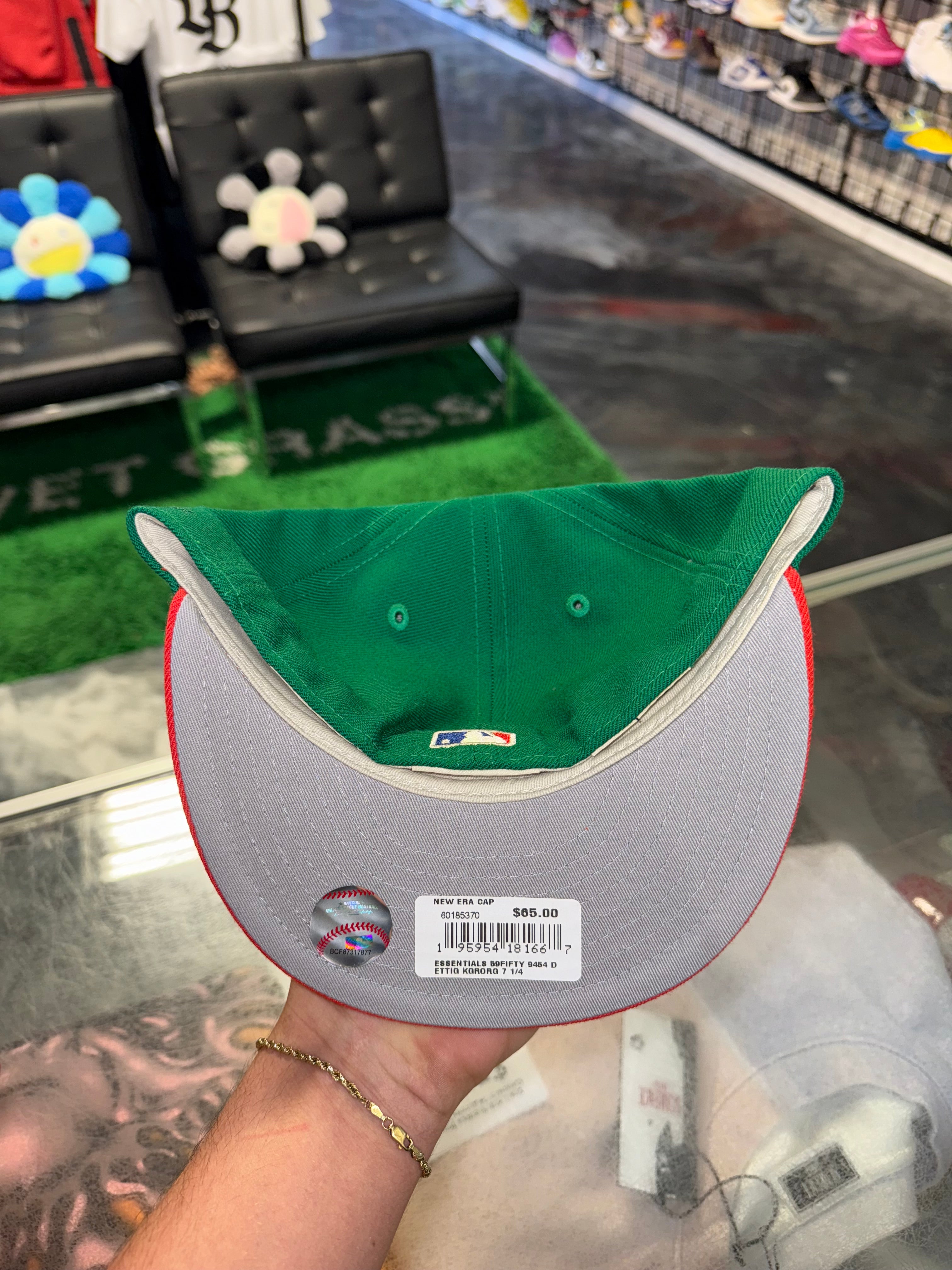 Size 7 1/4 Essentials FOG New Era Fitted “Green” Brand New