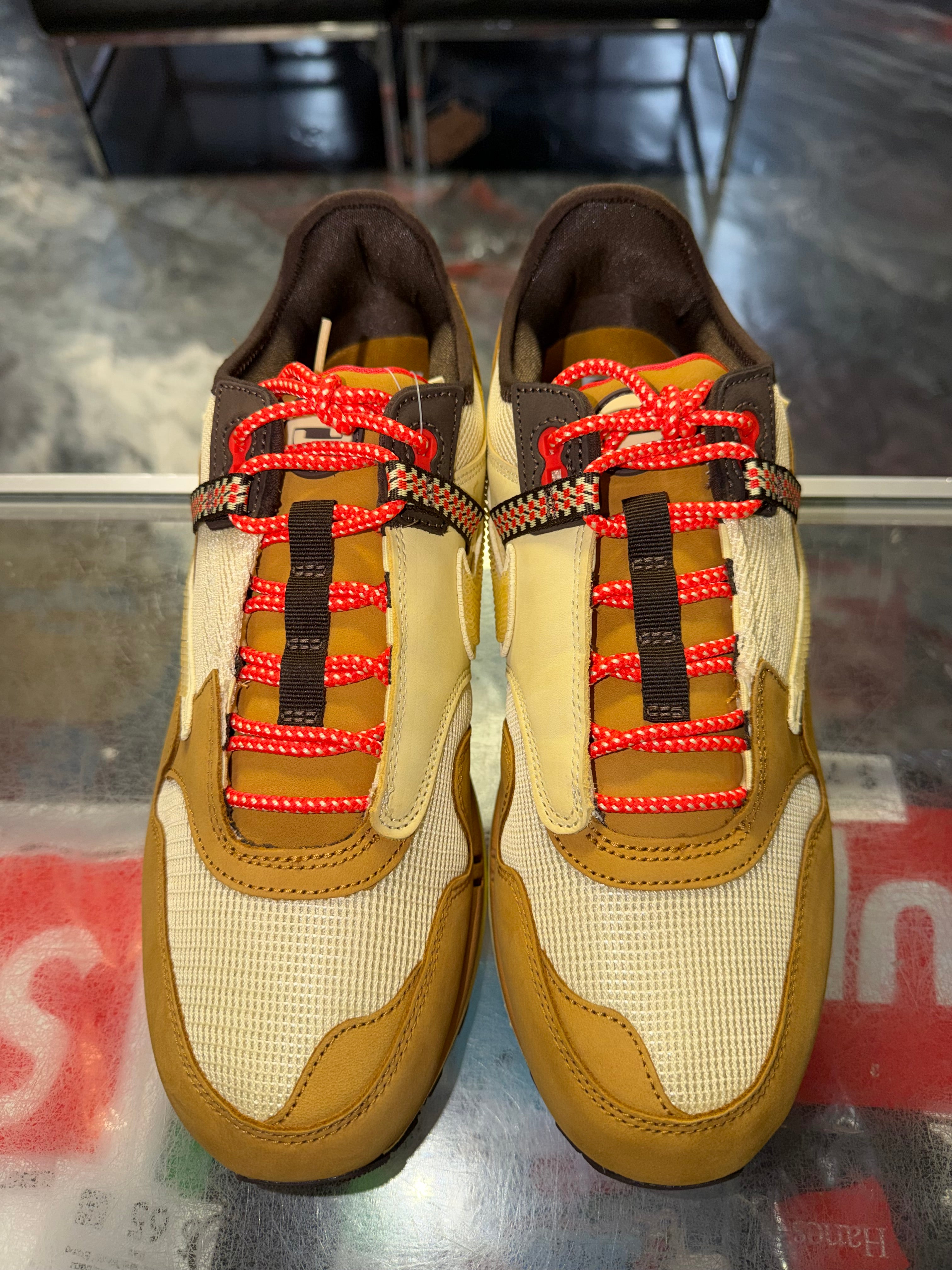 Size 12.5 Air Max 1 Travis Scott Cactus Jack "Lemon Drop" Brand New