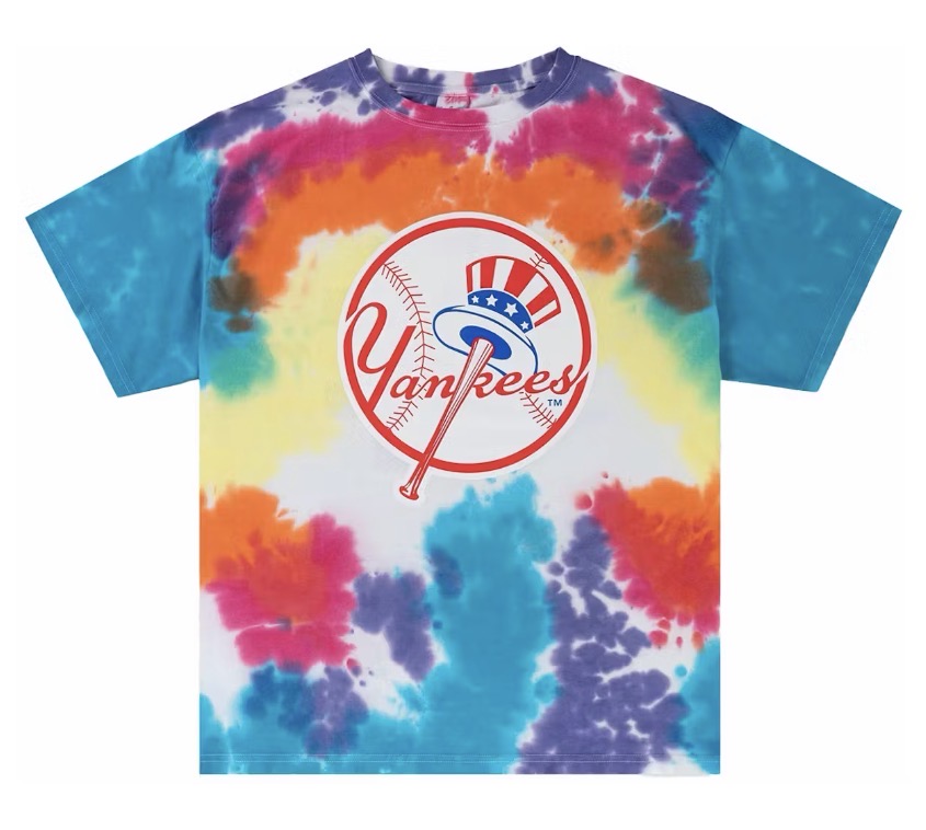 Size XL Eric Emanuel EE x Yankees Tee “Tie Dye” Brand New