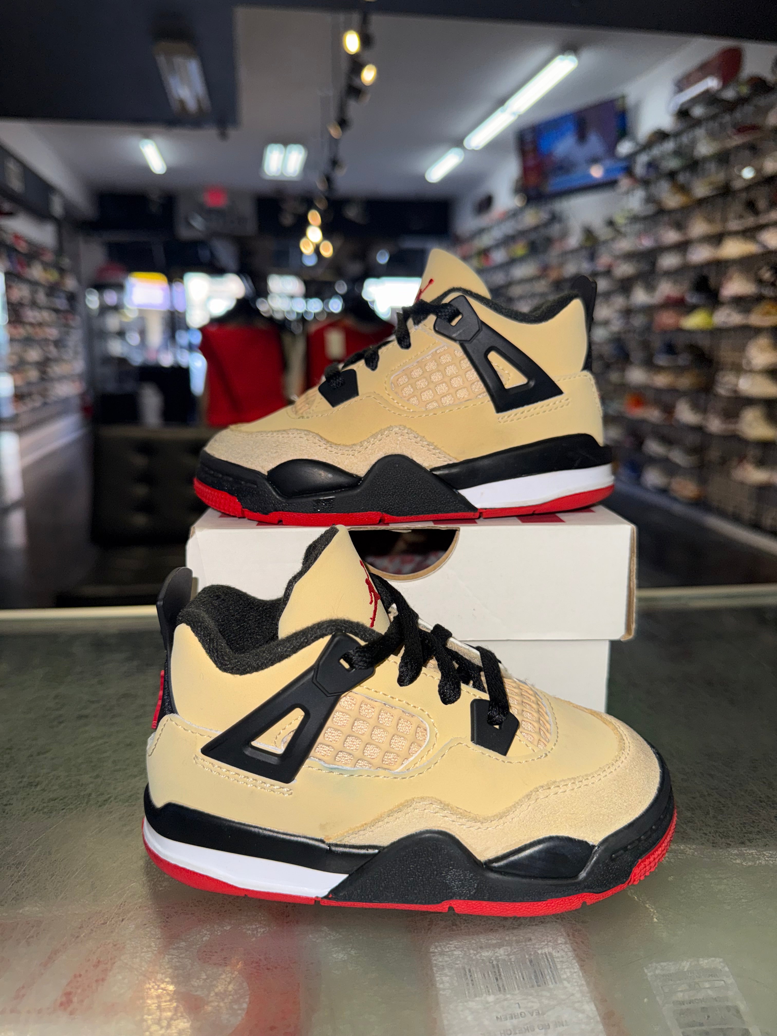 Size 7c Air Jordan 4 “Pizza” (TD)