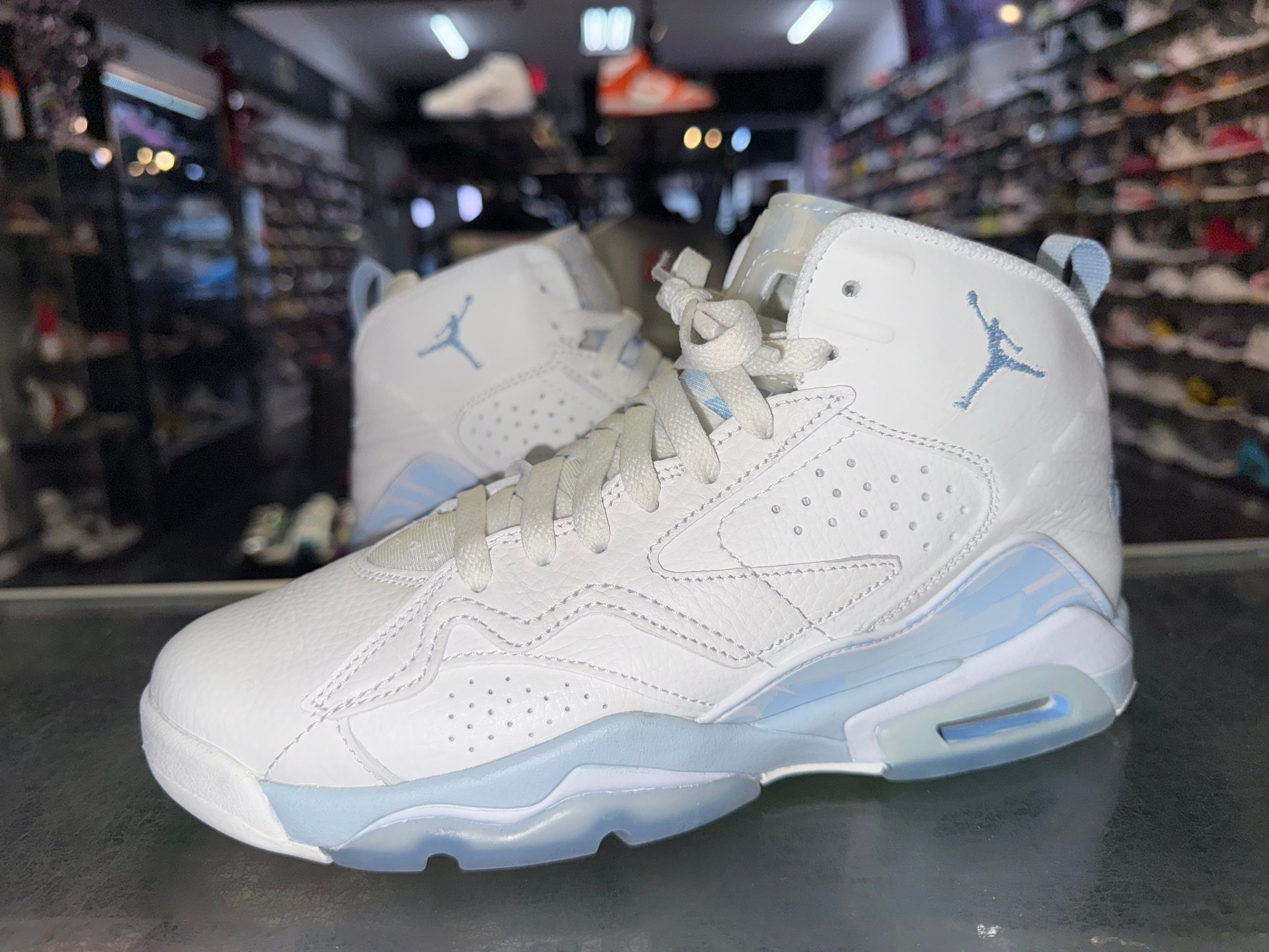 Size 6.5y Jordan MVP "White Ice Blue"