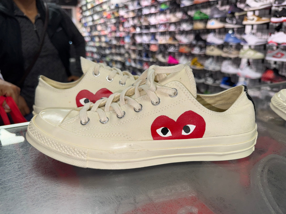 Size 8 Converse All Star Comme De Garçon “Cream”