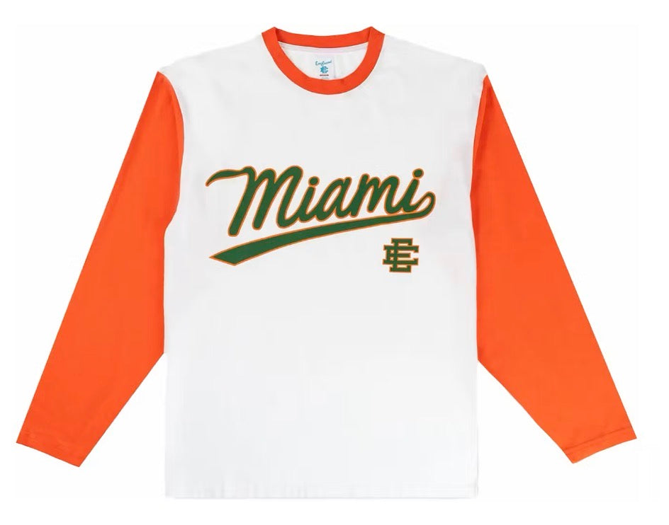Size M Eric Emanuel EE Long Sleeve Shirt “Miami” Brand New