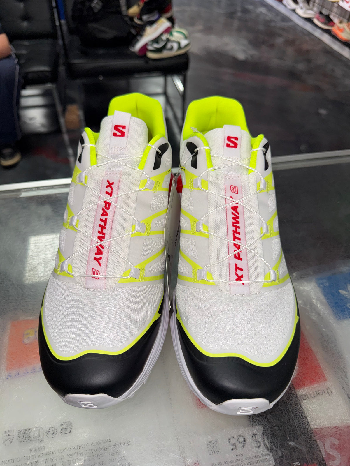 Size 10 Salomon XT-Pathway 2 “Safety Yellow/Fire Red” Brand New