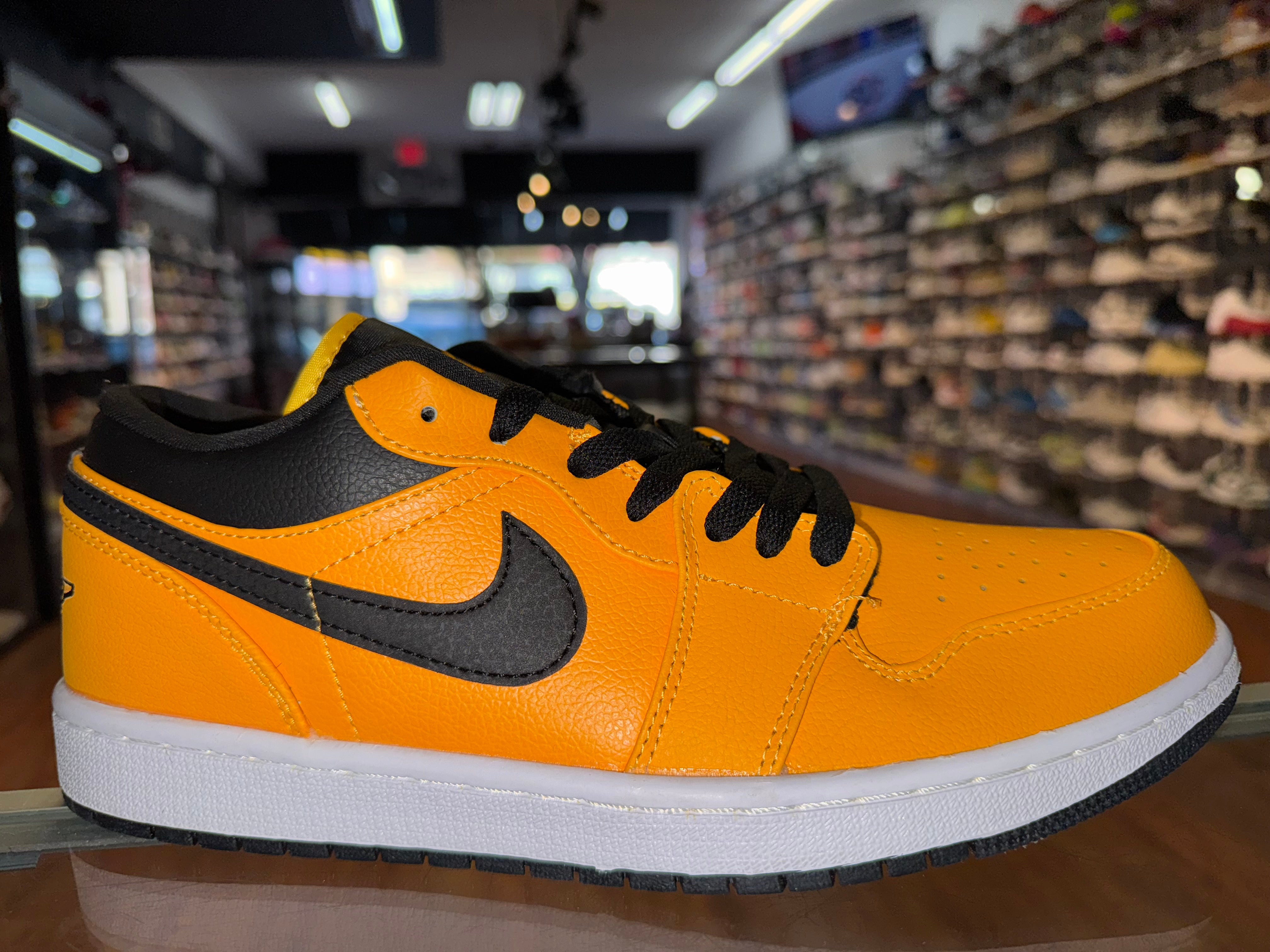 Size 10 Air Jordan 1 Low "University Gold" Brand New