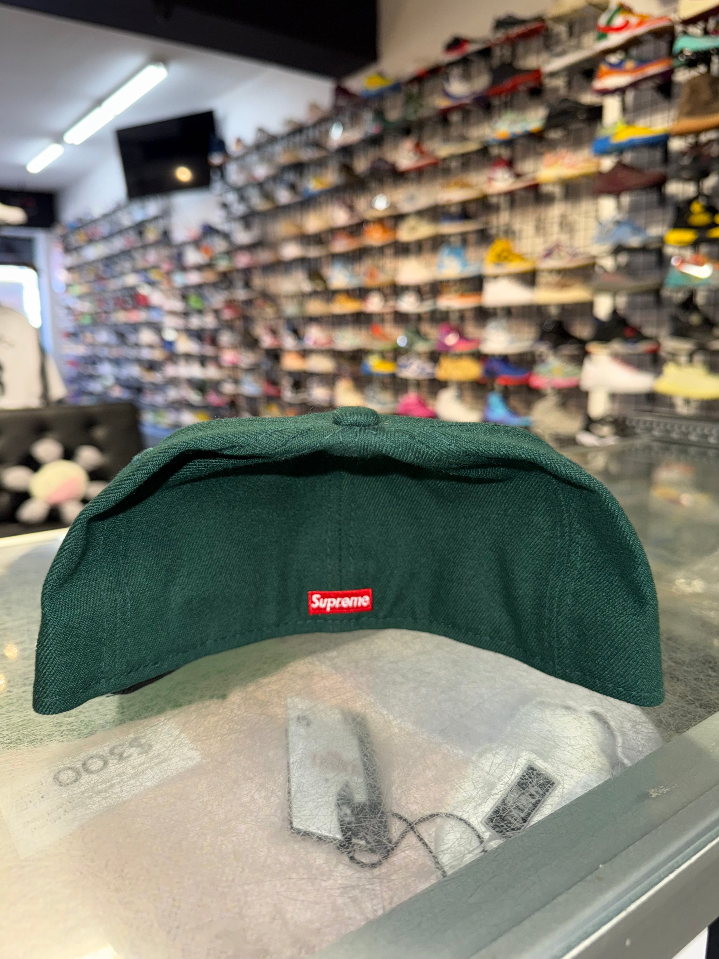 Size 7 1/8 Supreme Skull Fitted Hat “Green”