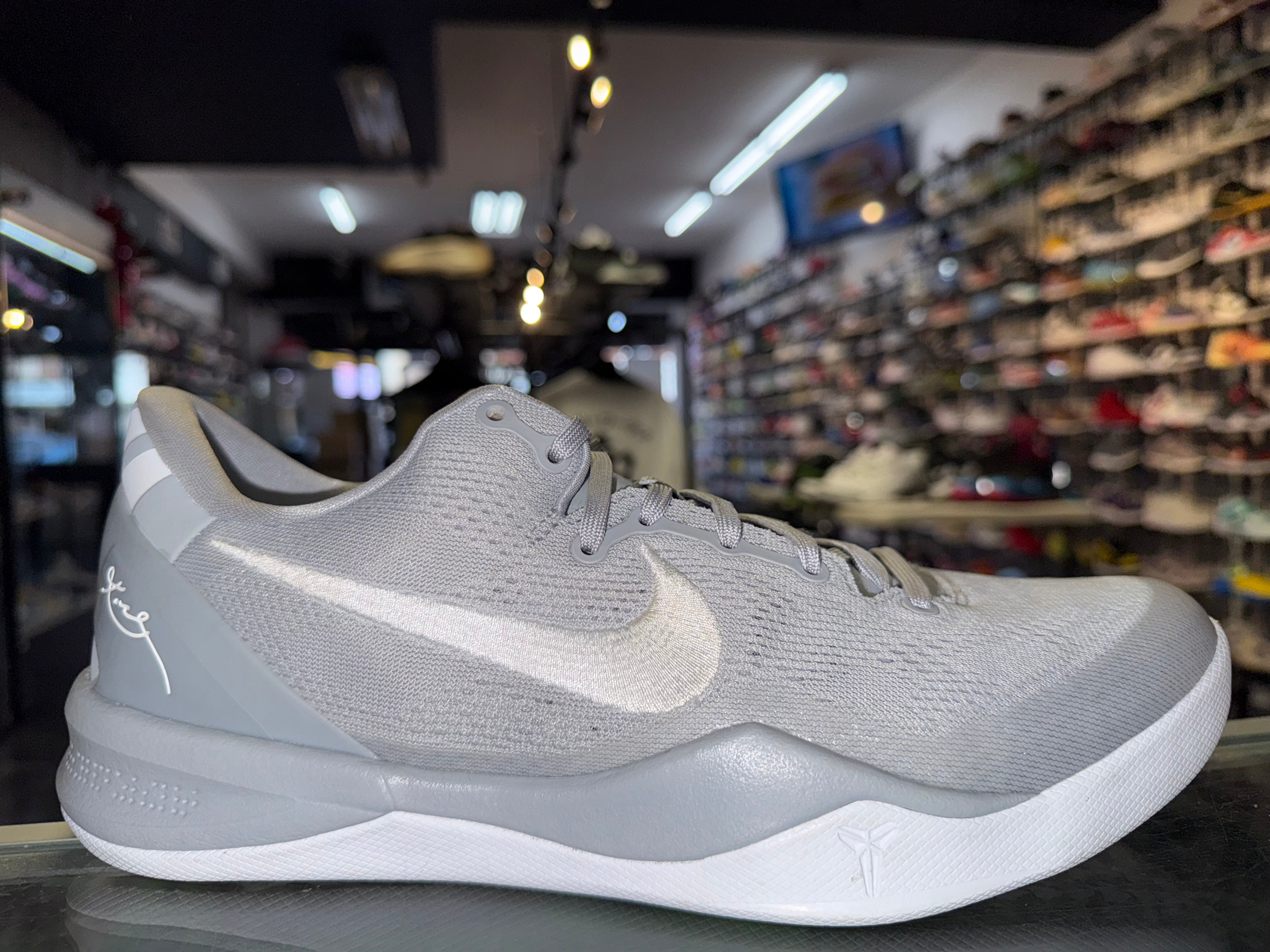 Size 9.5 Kobe 8 "Wolf Grey"