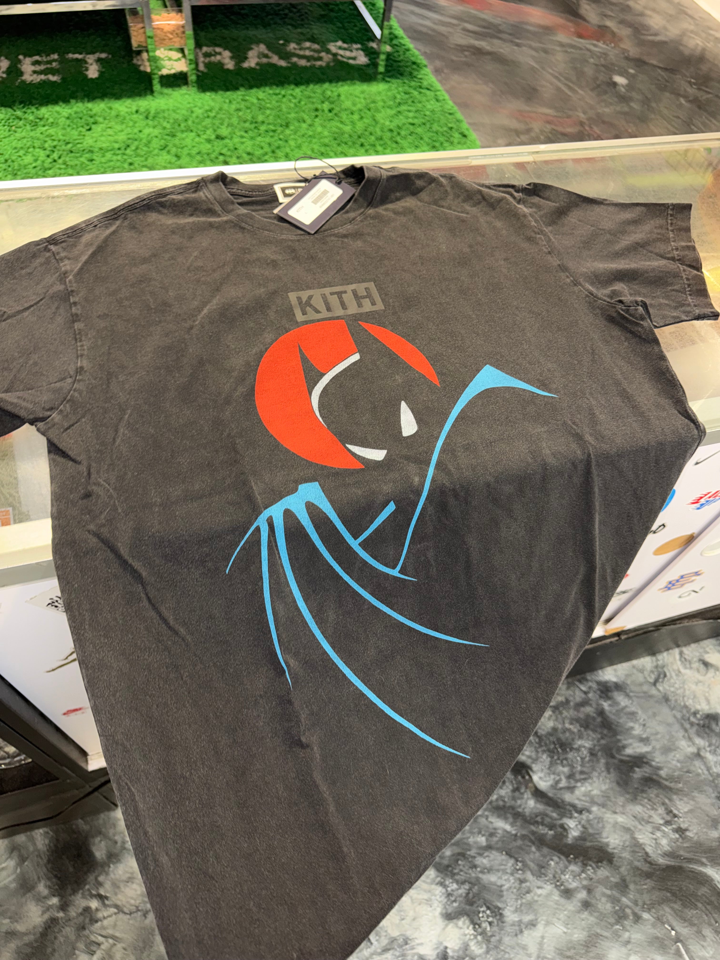 Size L Kith x Batman Animated Tee “Black” Brand New